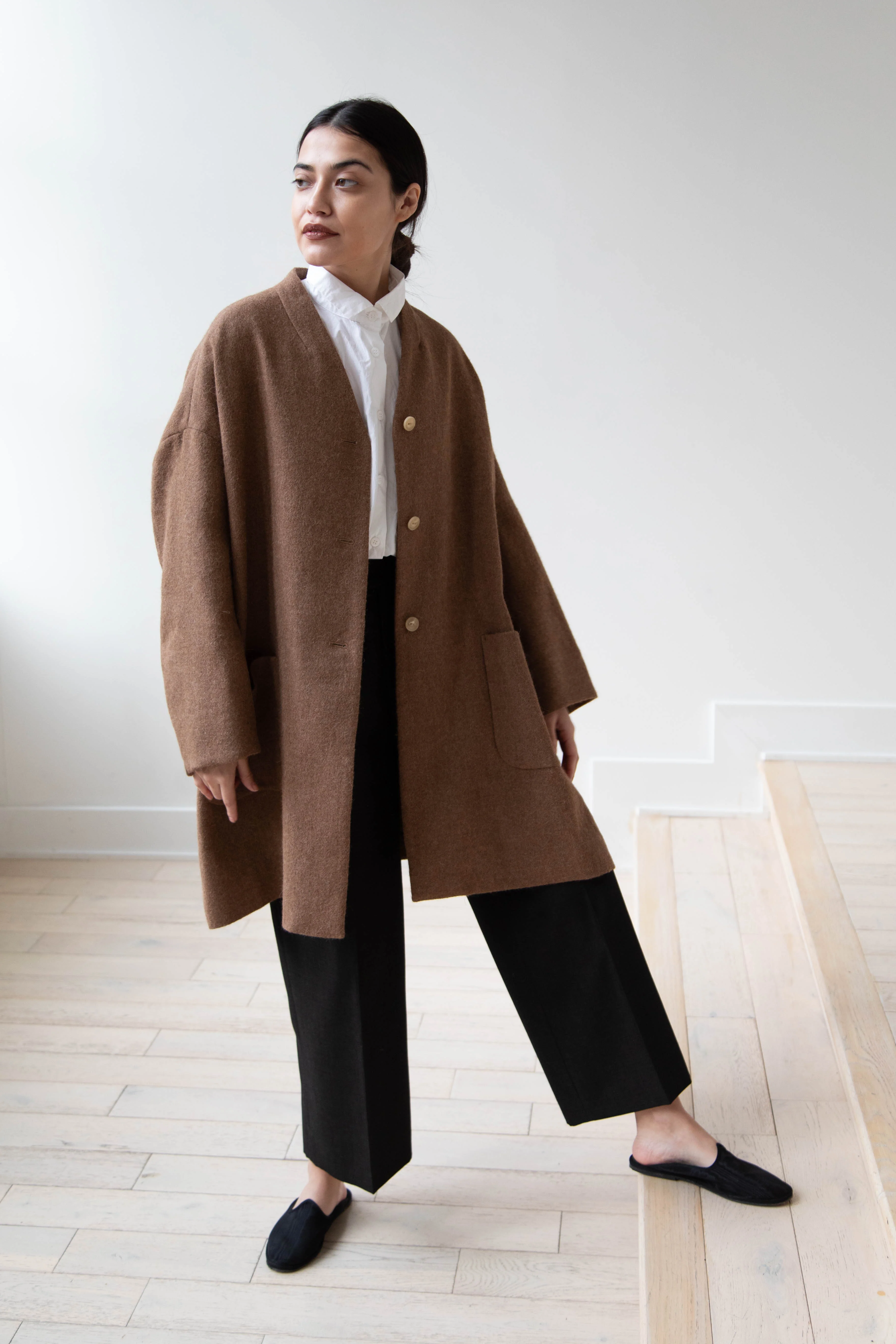 Arts & Science Robe Jacket in Alpaca - Image 11