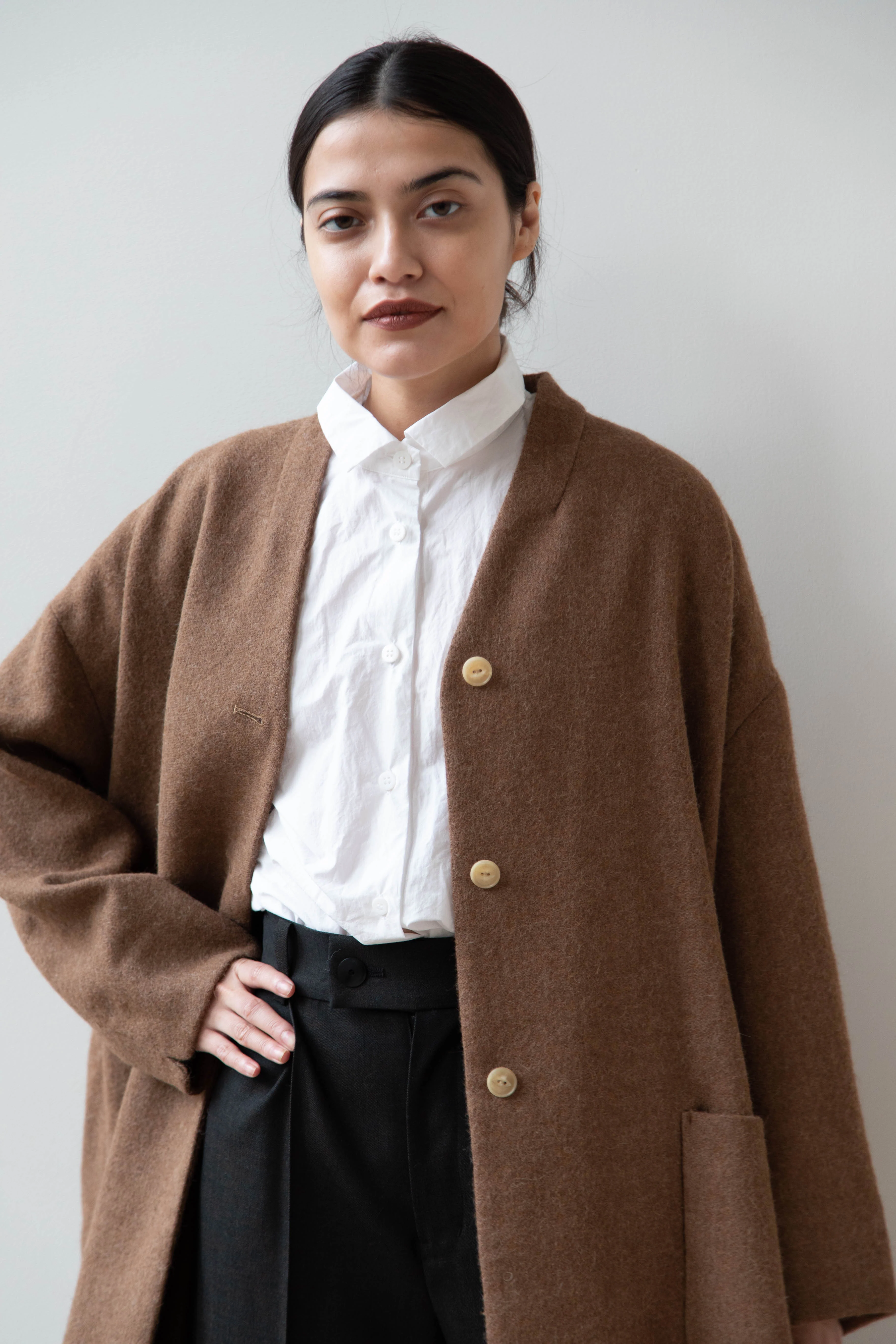 Arts & Science Robe Jacket in Alpaca - Image 20