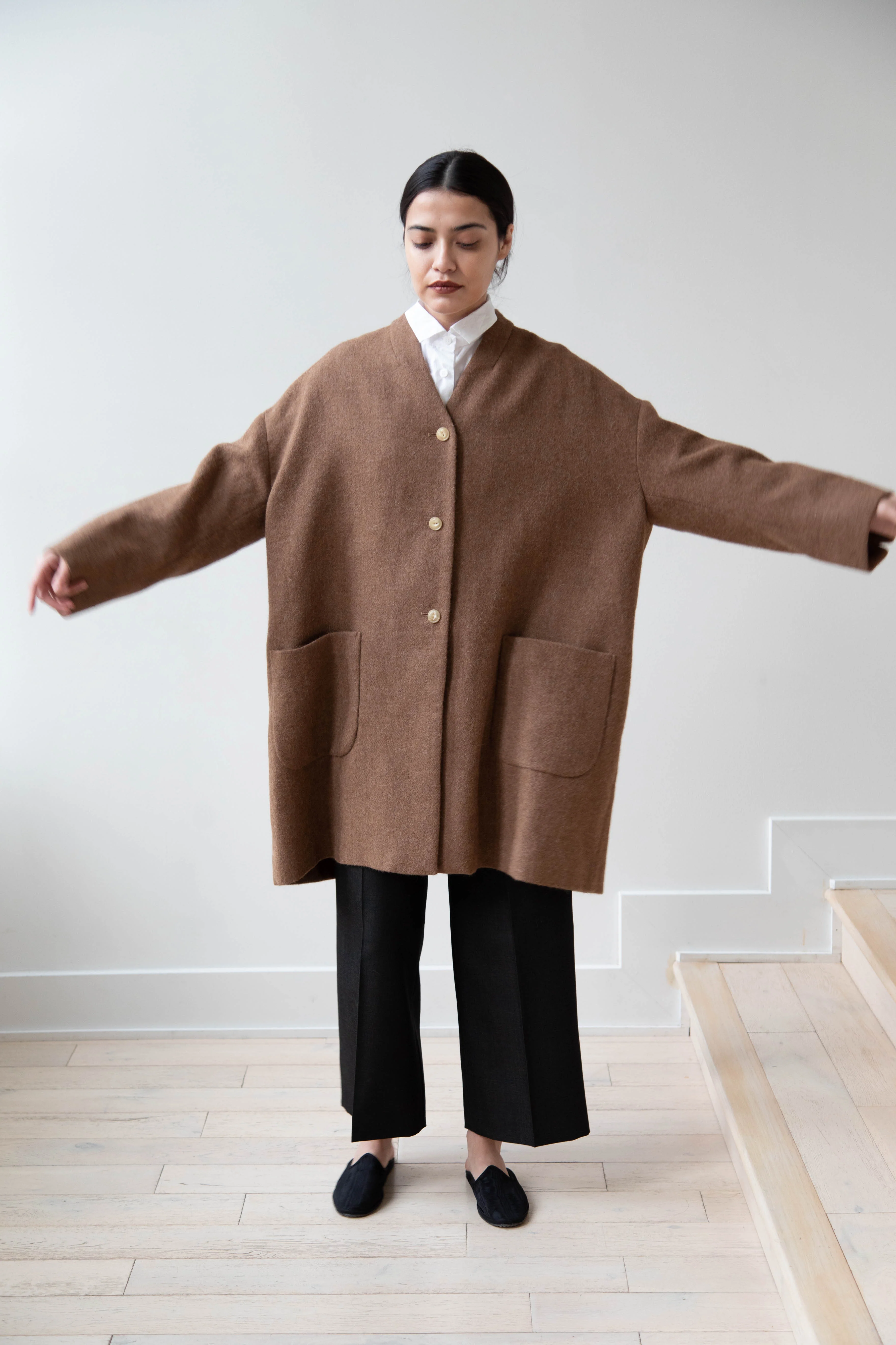 Arts & Science Robe Jacket in Alpaca - Image 21