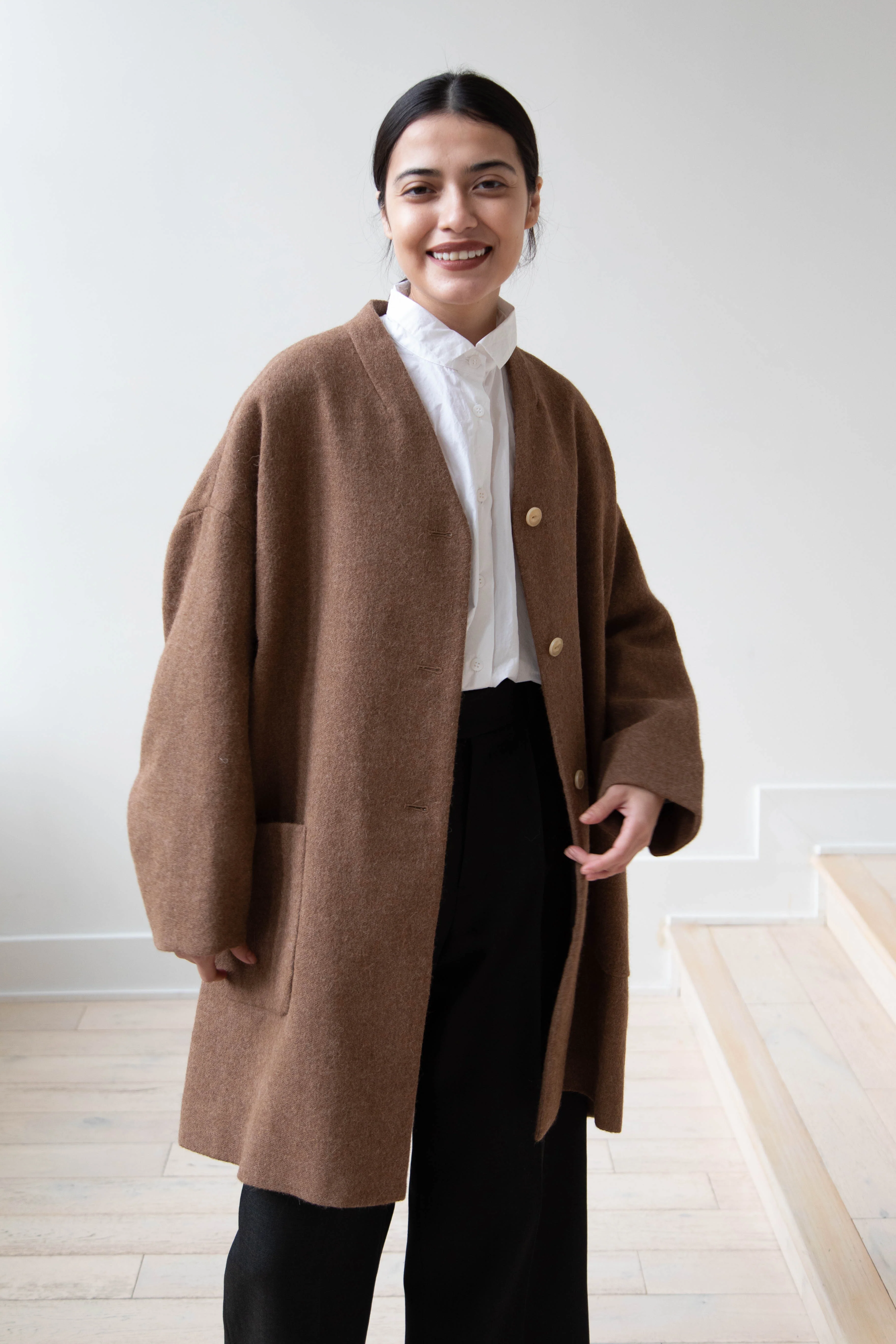Arts & Science Robe Jacket in Alpaca - Image 4