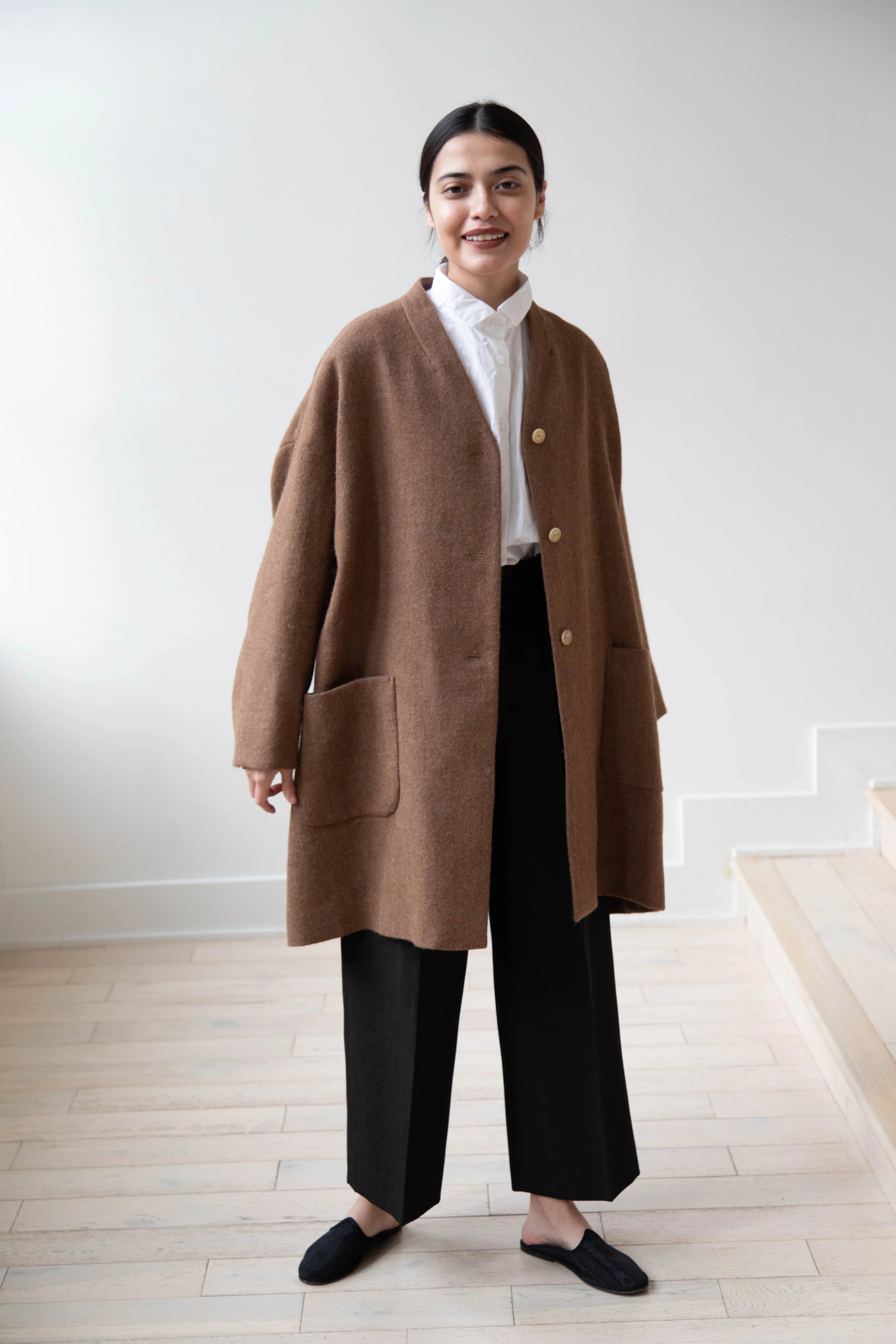 Arts & Science Robe Jacket in Alpaca - Image 7