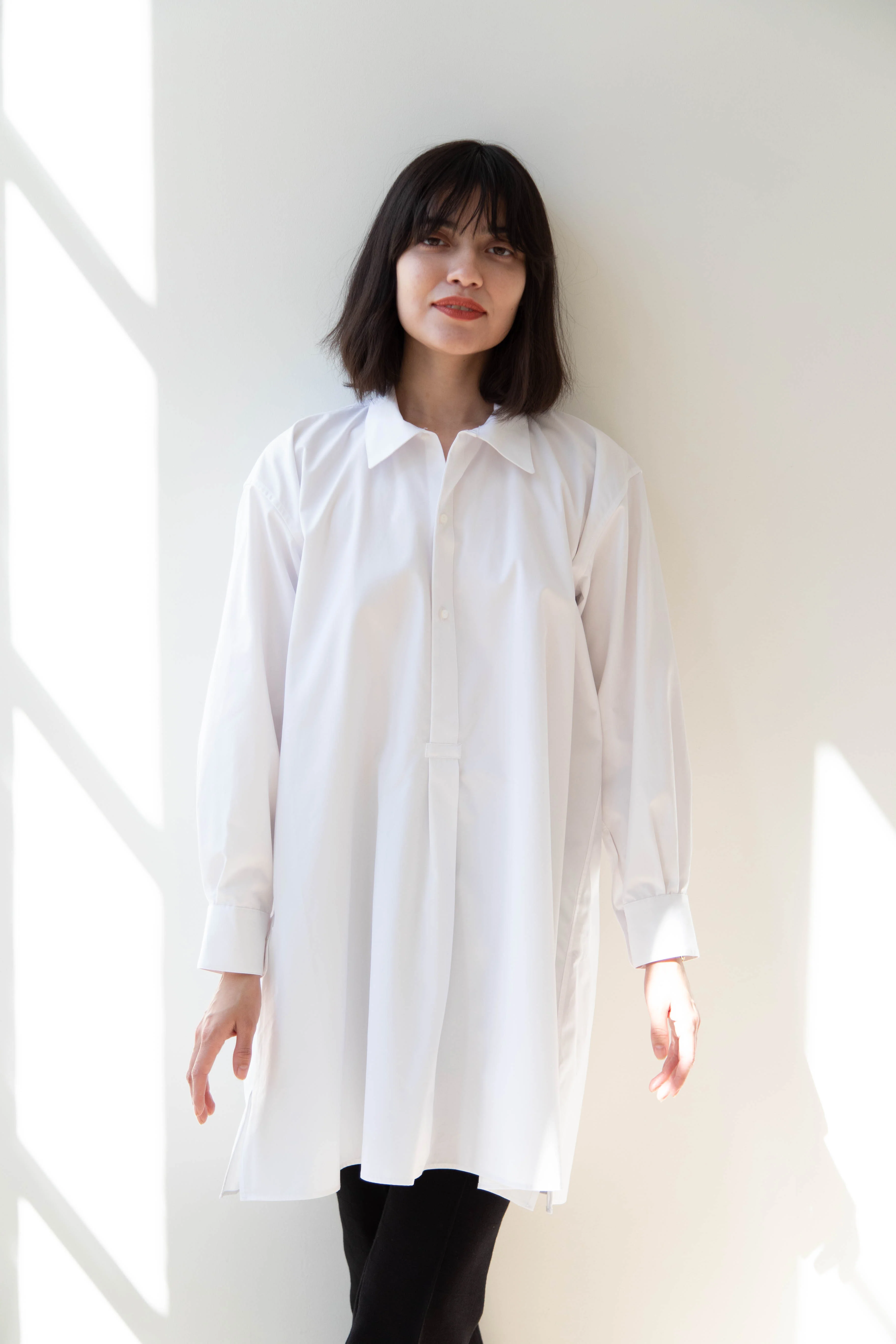 Asciari | Paris Tunic in White Poplin - Image 22