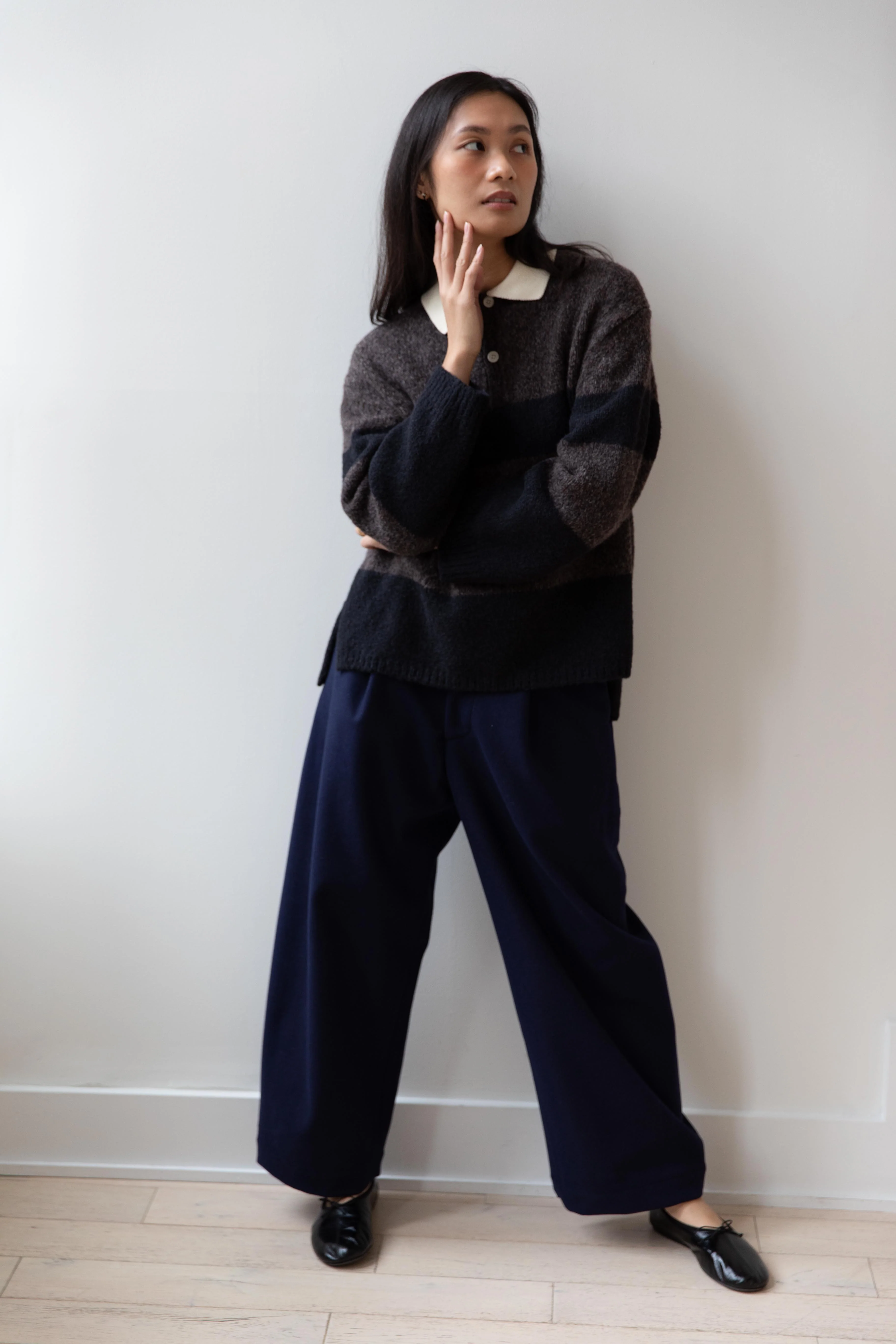 Aseedonclöud | Blushed Rugger Knit in Dark Brown - Image 10