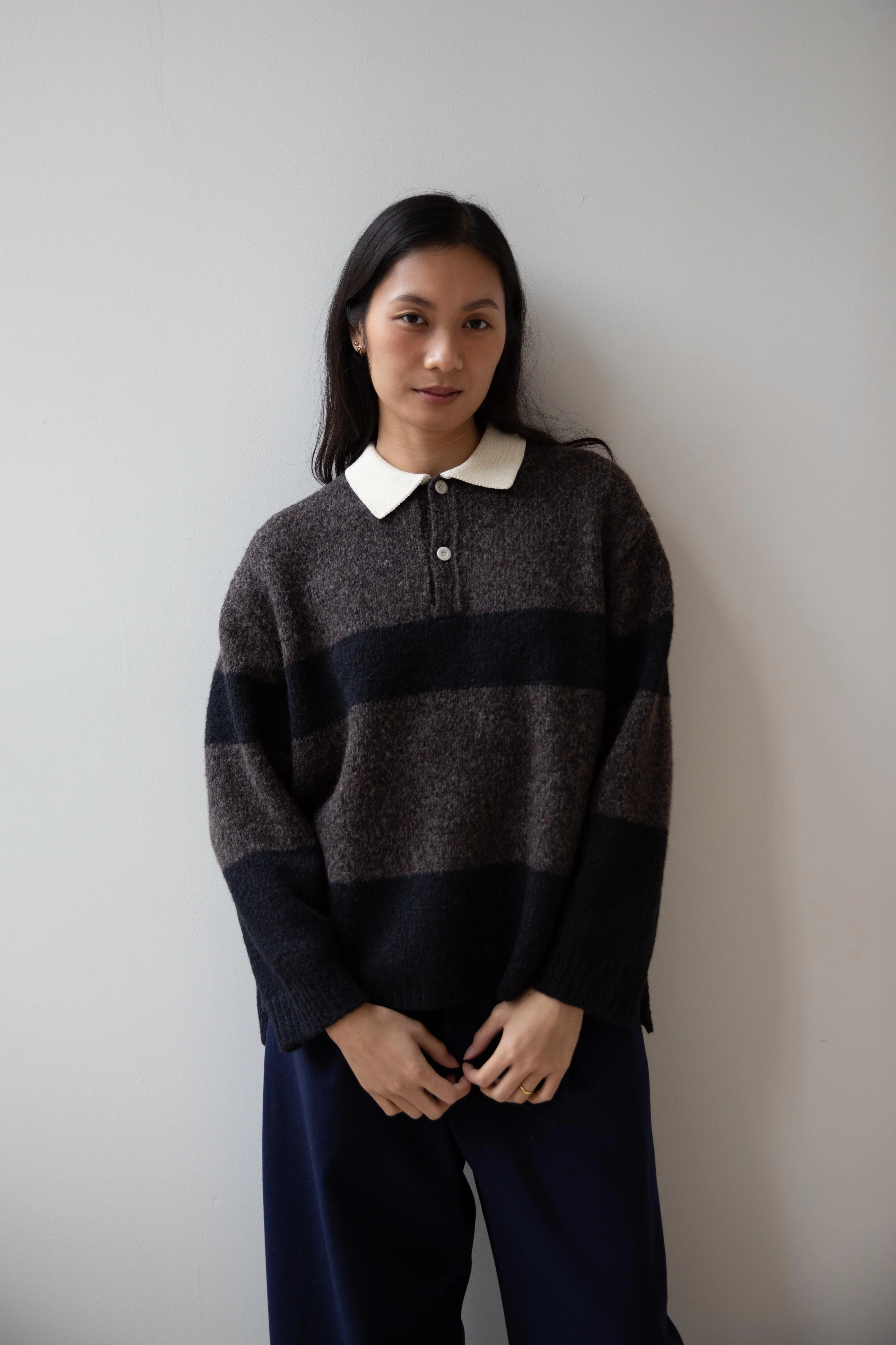 Aseedonclöud | Blushed Rugger Knit in Dark Brown - Image 12