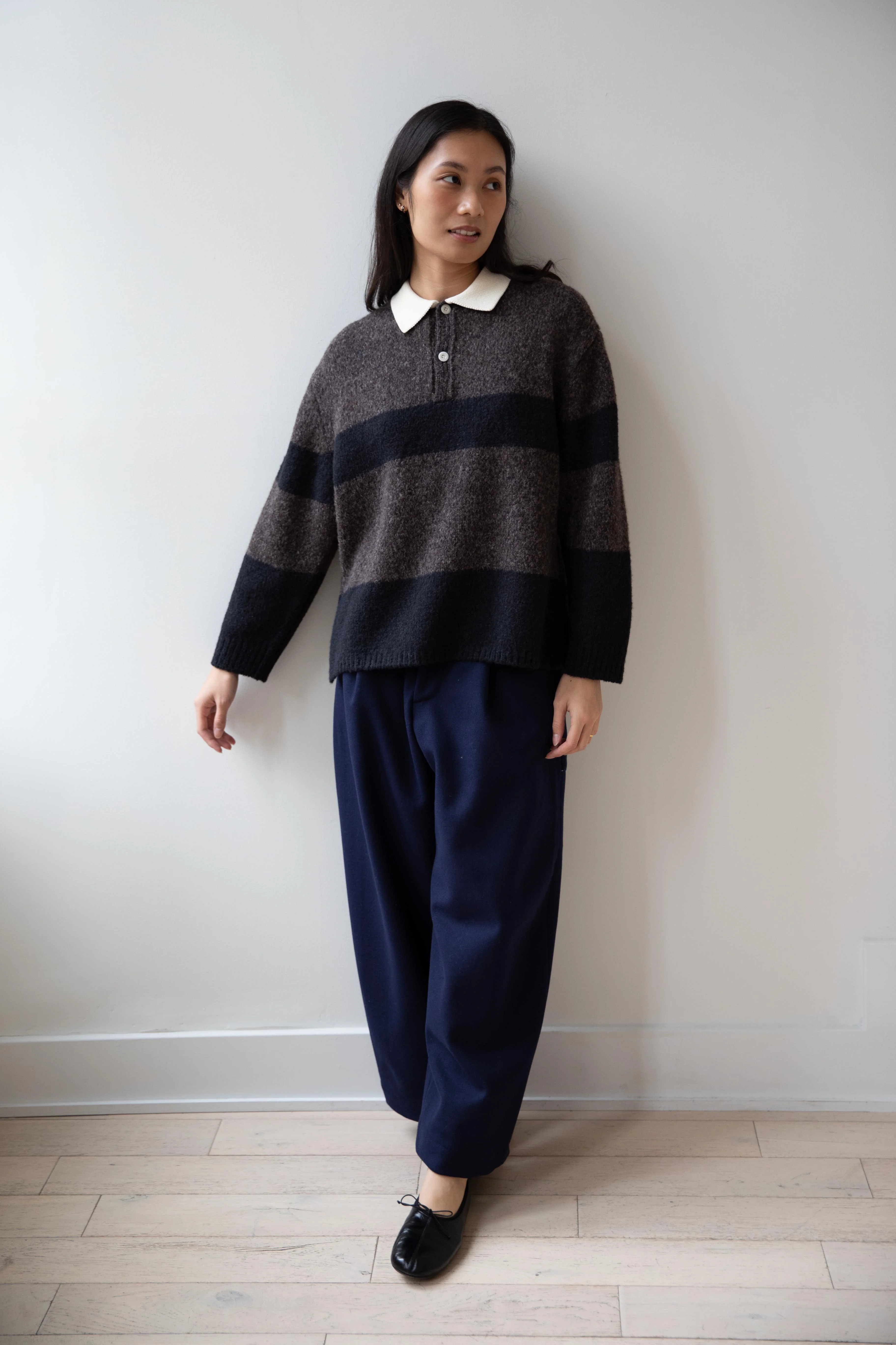 Aseedonclöud | Blushed Rugger Knit in Dark Brown - Image 3
