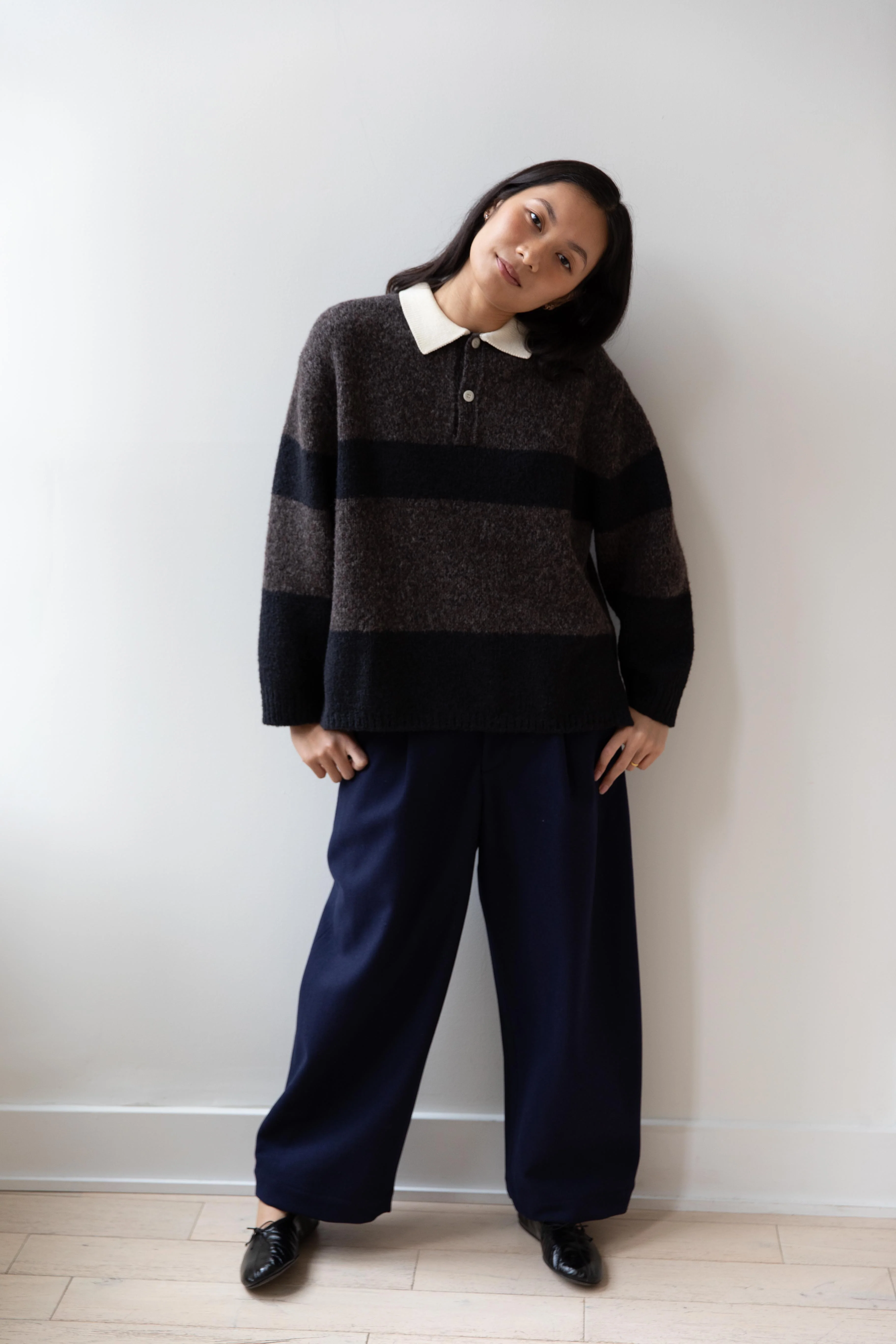 Aseedonclöud | Blushed Rugger Knit in Dark Brown - Image 4
