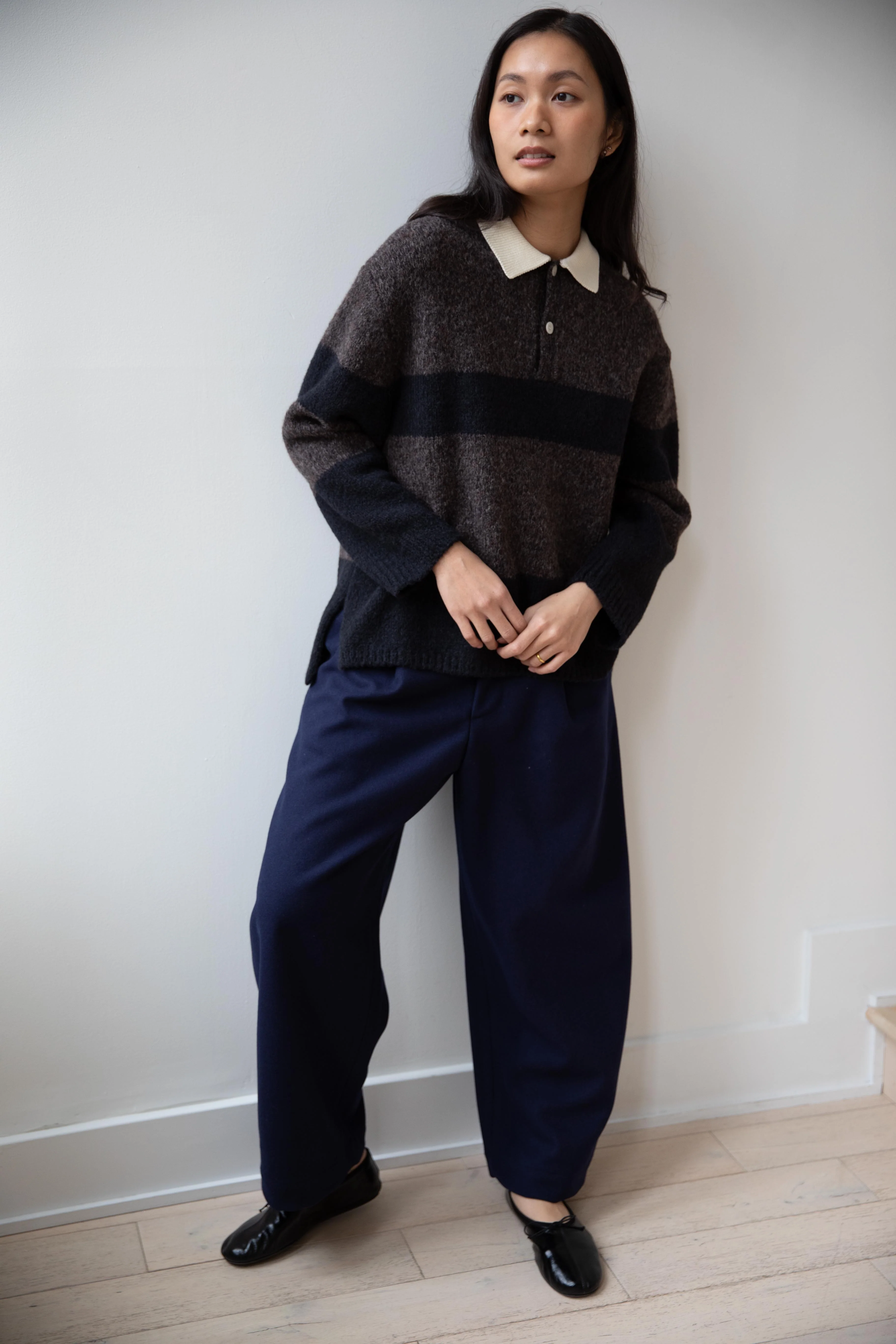 Aseedonclöud | Blushed Rugger Knit in Dark Brown - Image 7