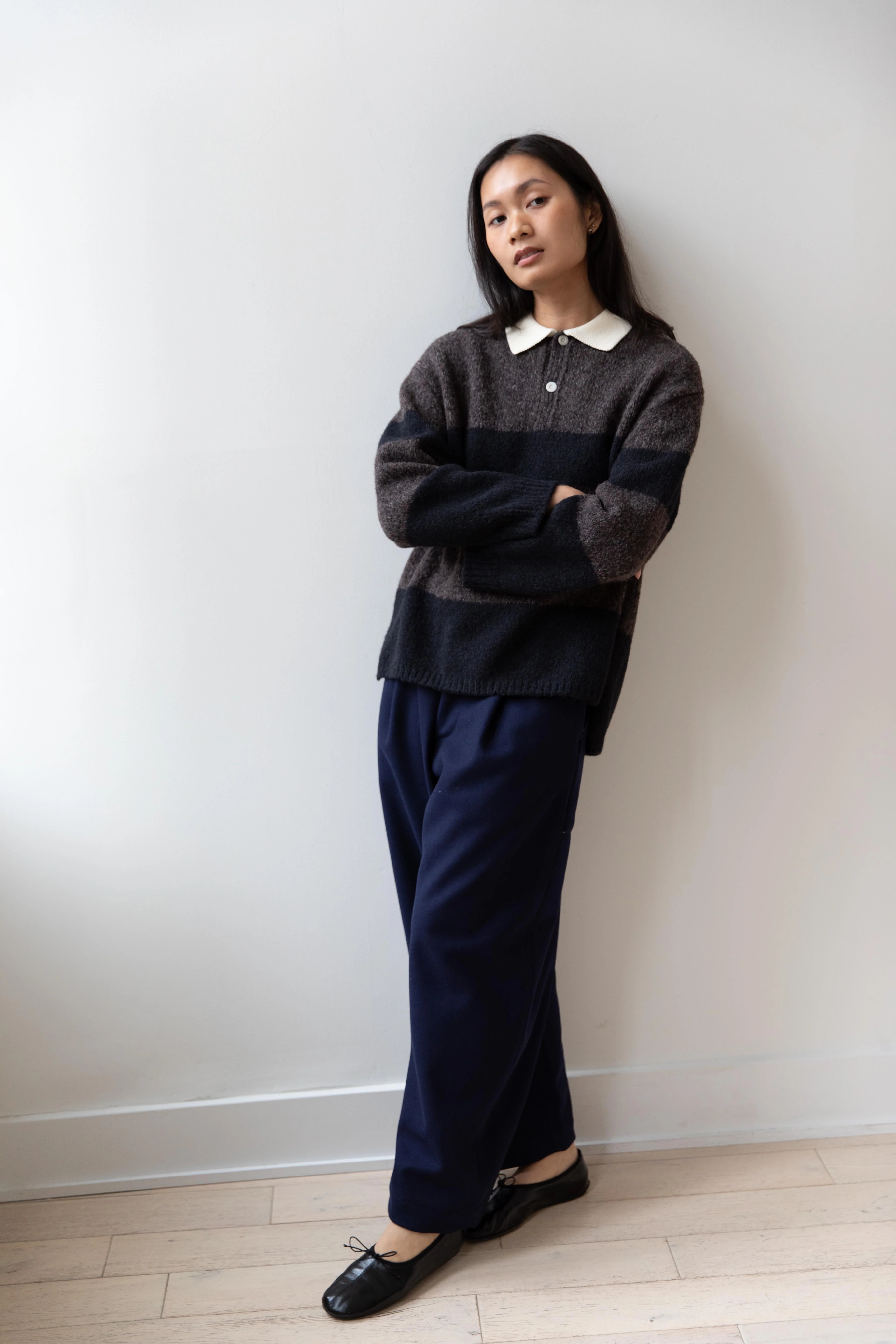 Aseedonclöud | Blushed Rugger Knit in Dark Brown - Image 8
