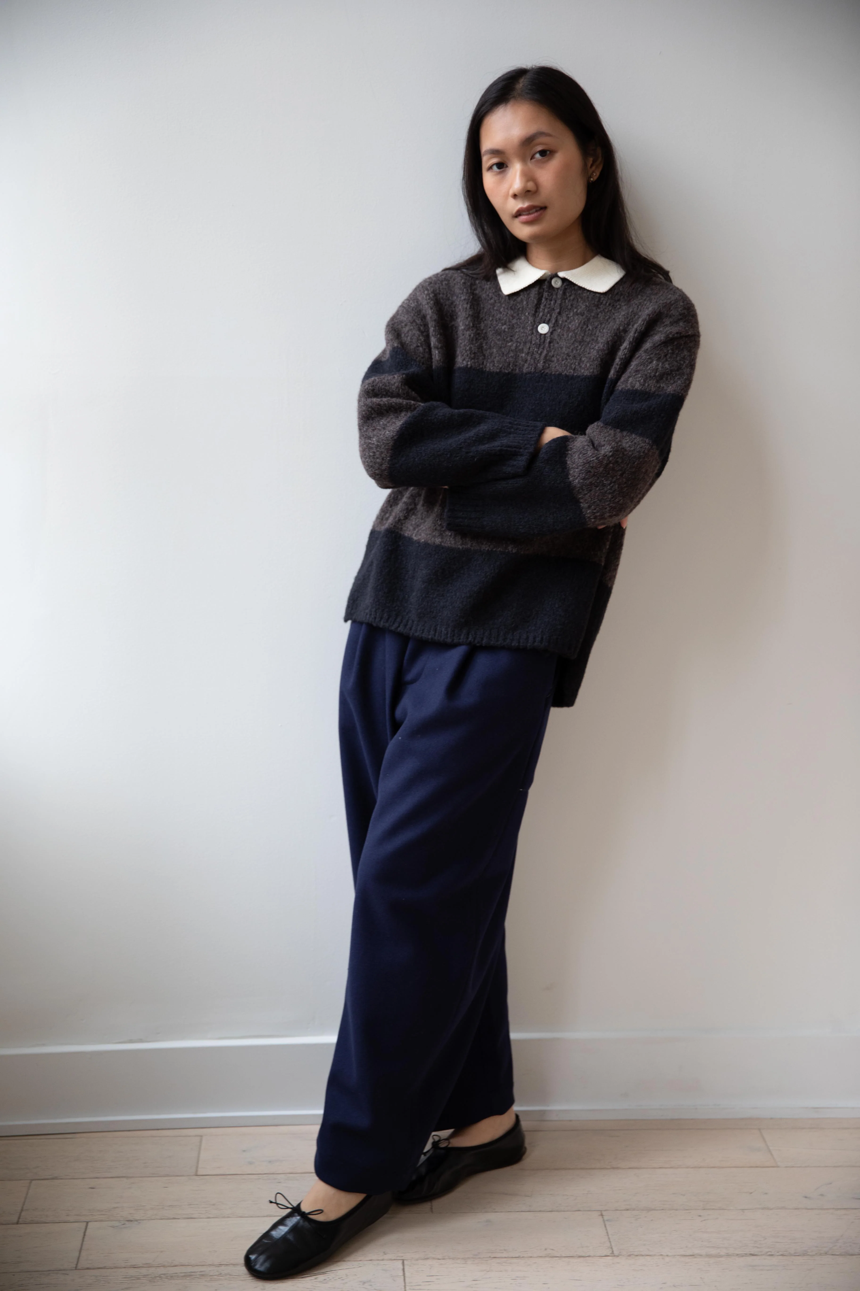 Aseedonclöud | Blushed Rugger Knit in Dark Brown - Image 9