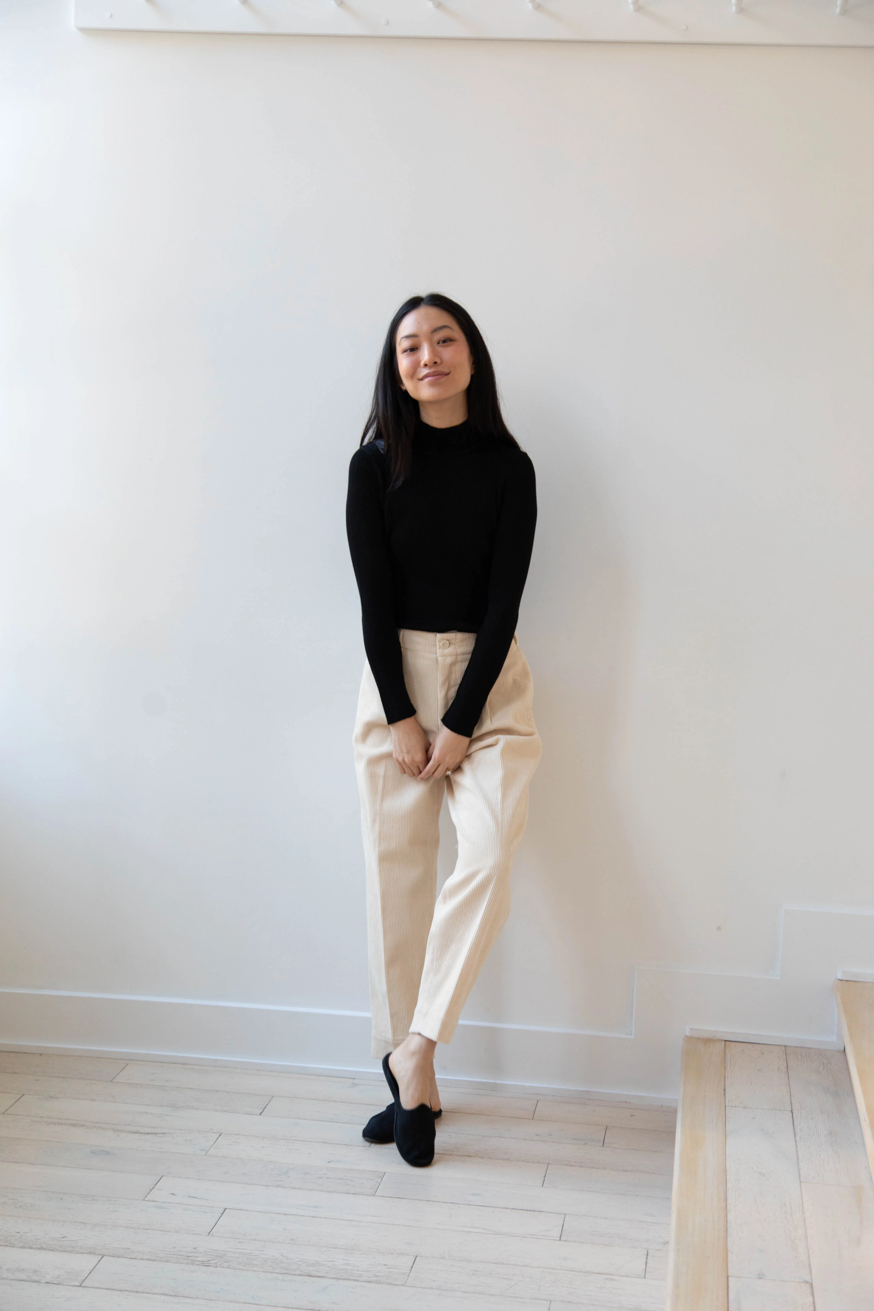 Aseedonclöud | HW Corduroy Slacks in Off White - Image 10