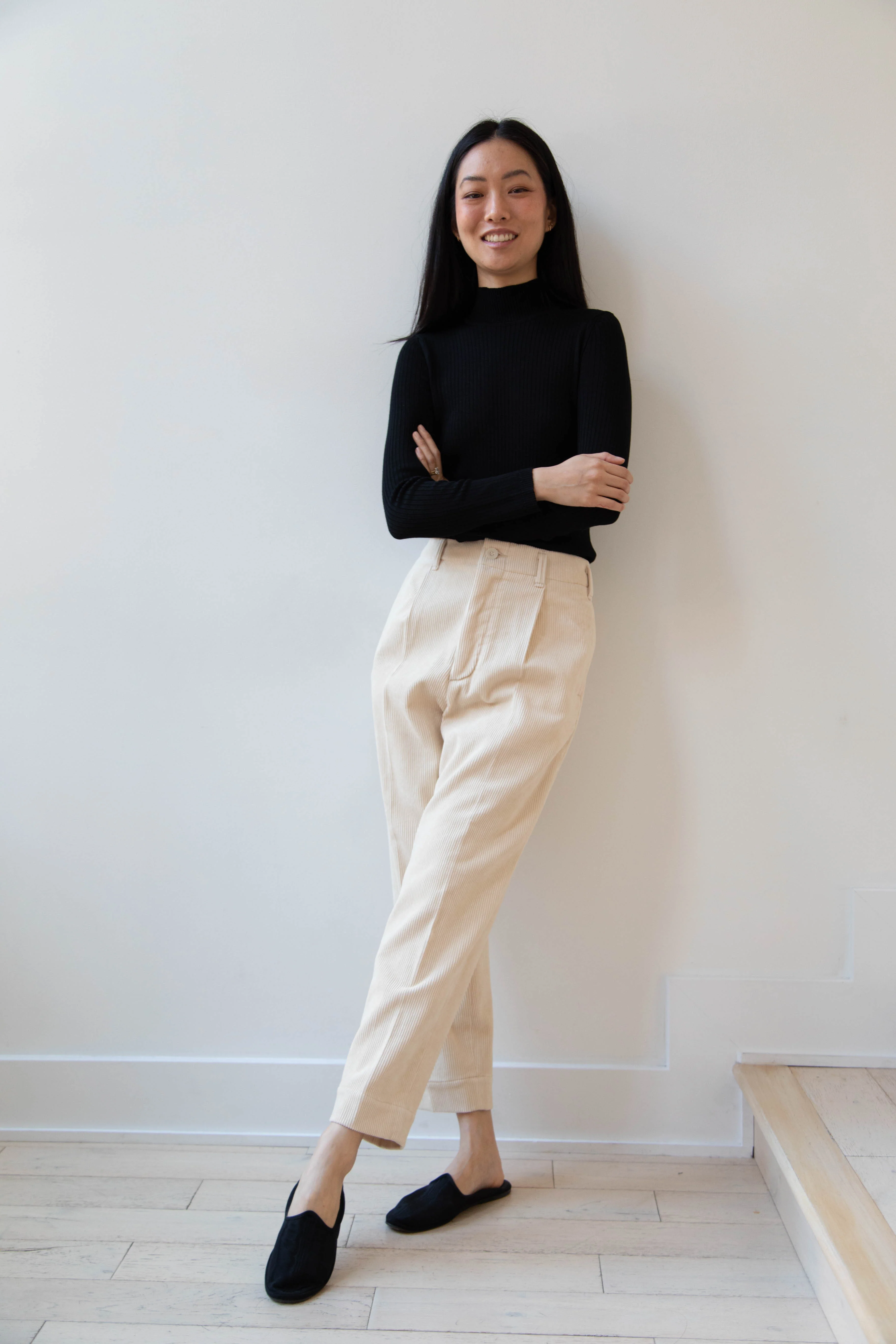 Aseedonclöud | HW Corduroy Slacks in Off White - Image 16