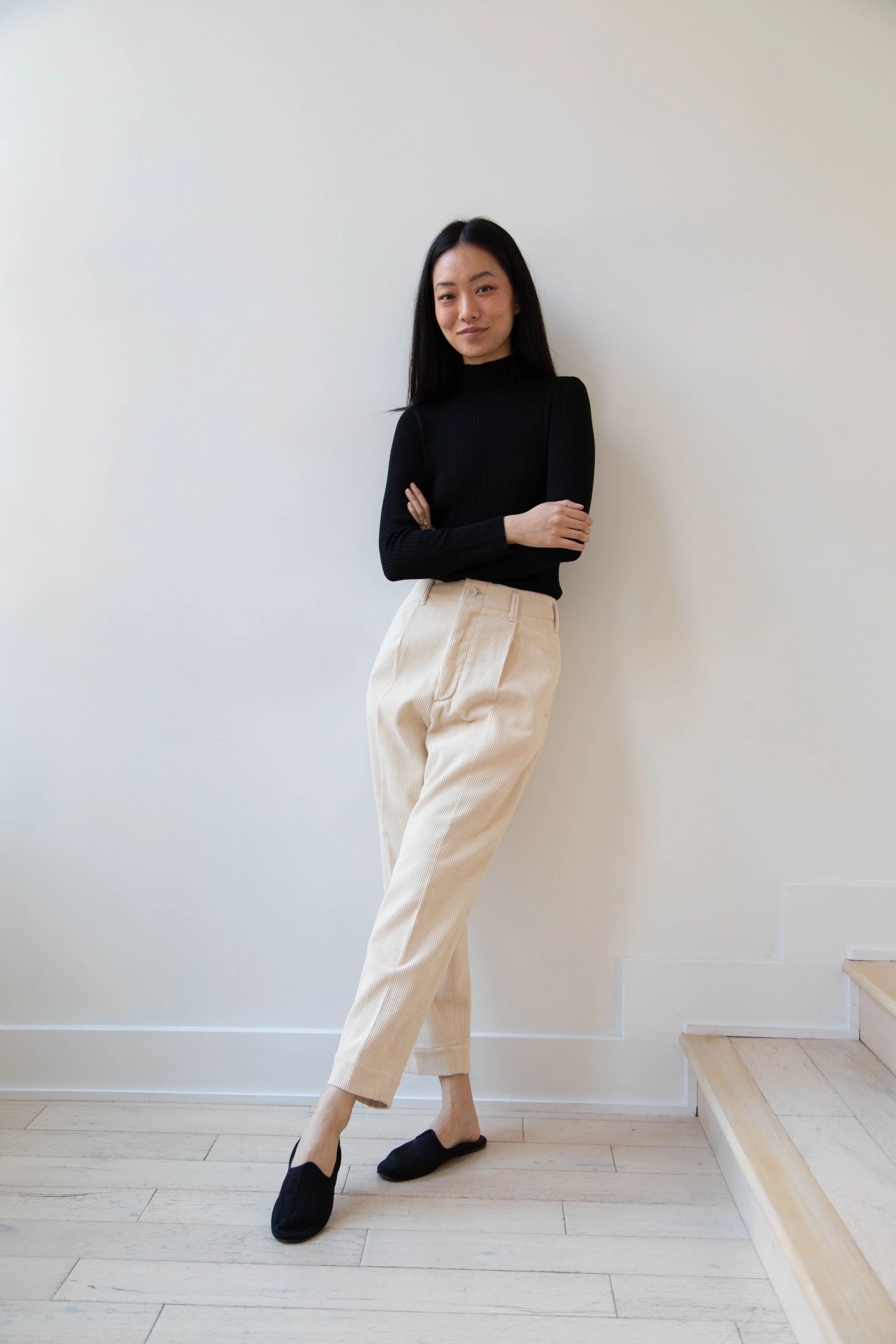 Aseedonclöud | HW Corduroy Slacks in Off White - Image 17