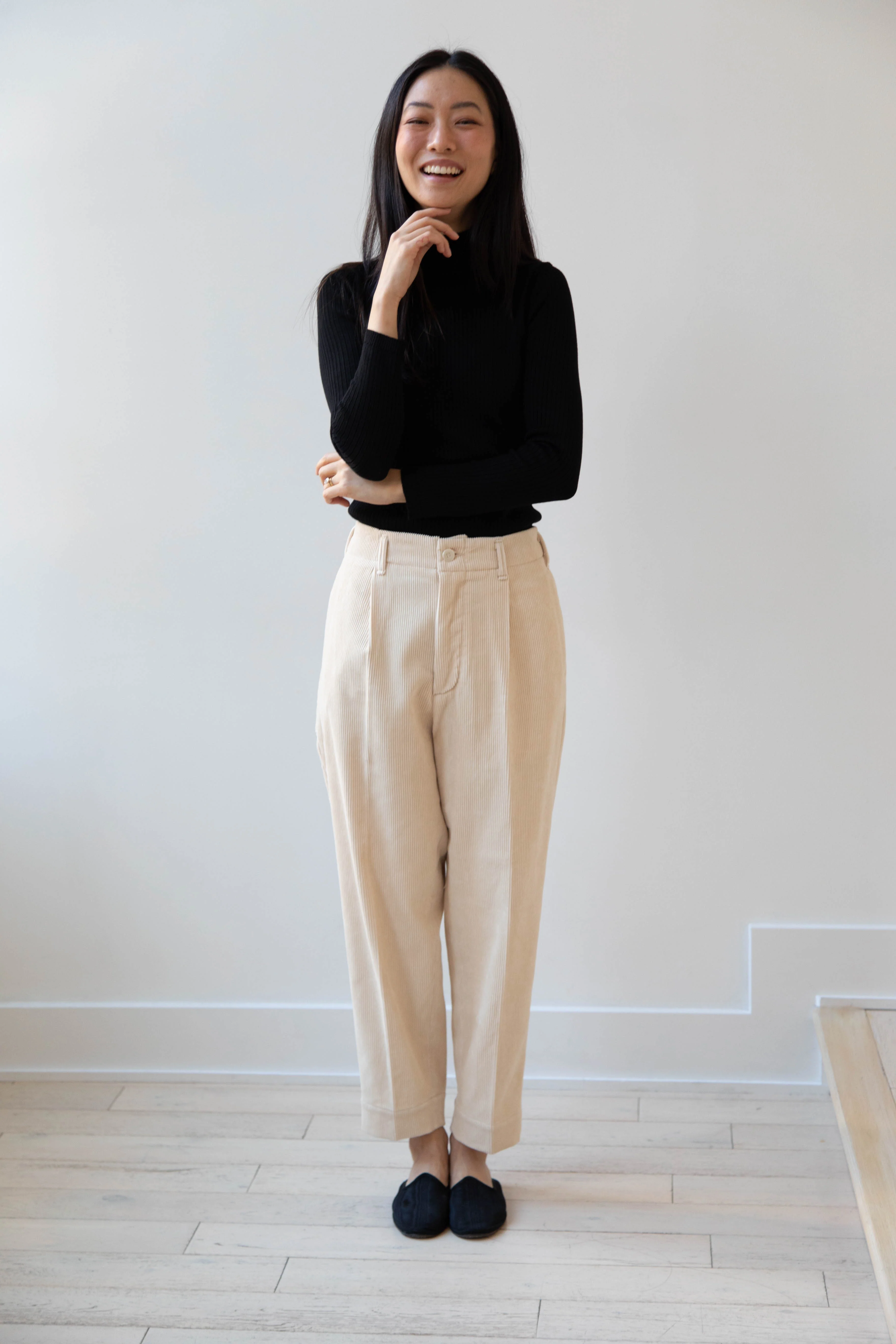 Aseedonclöud | HW Corduroy Slacks in Off White - Image 28