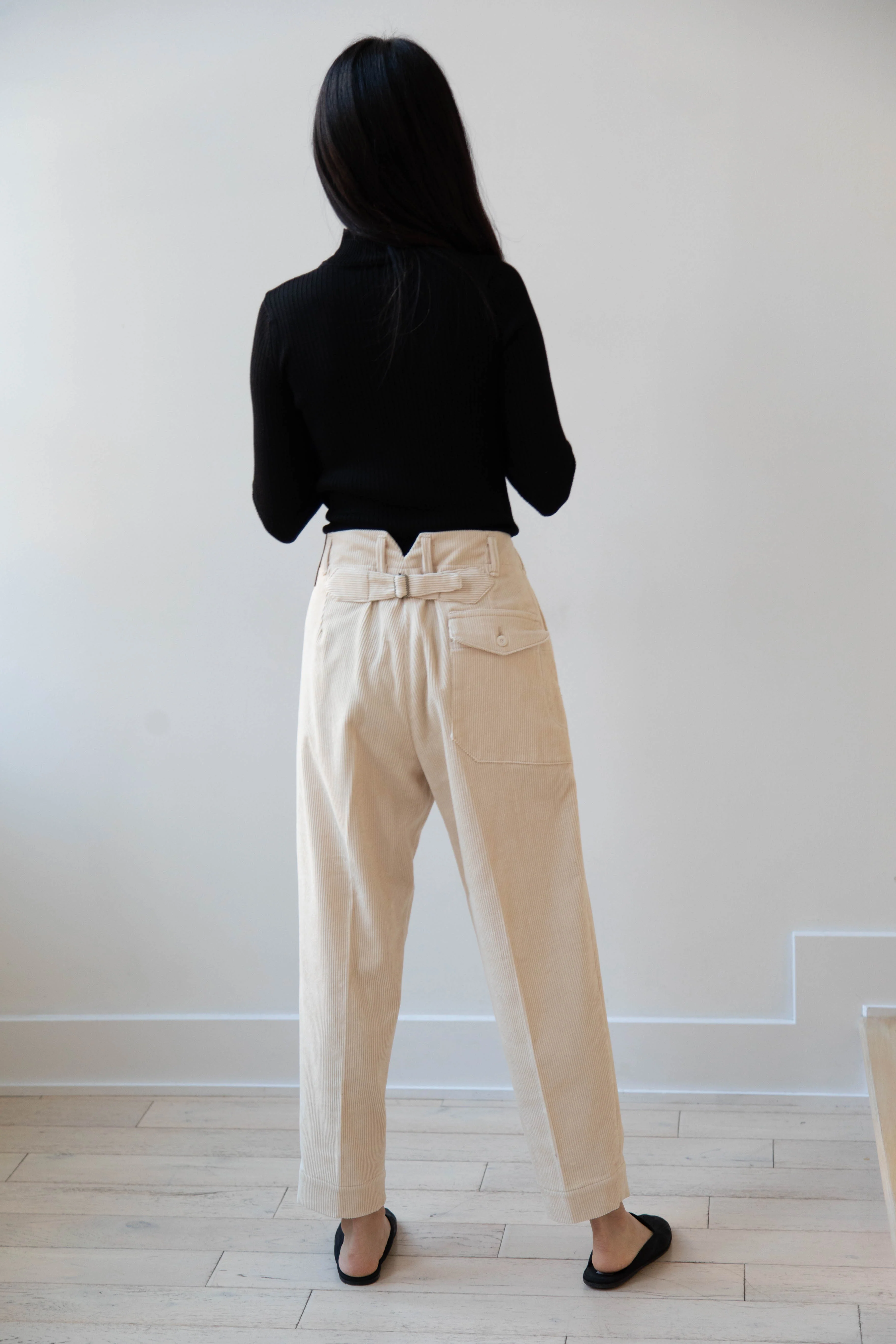 Aseedonclöud | HW Corduroy Slacks in Off White - Image 35