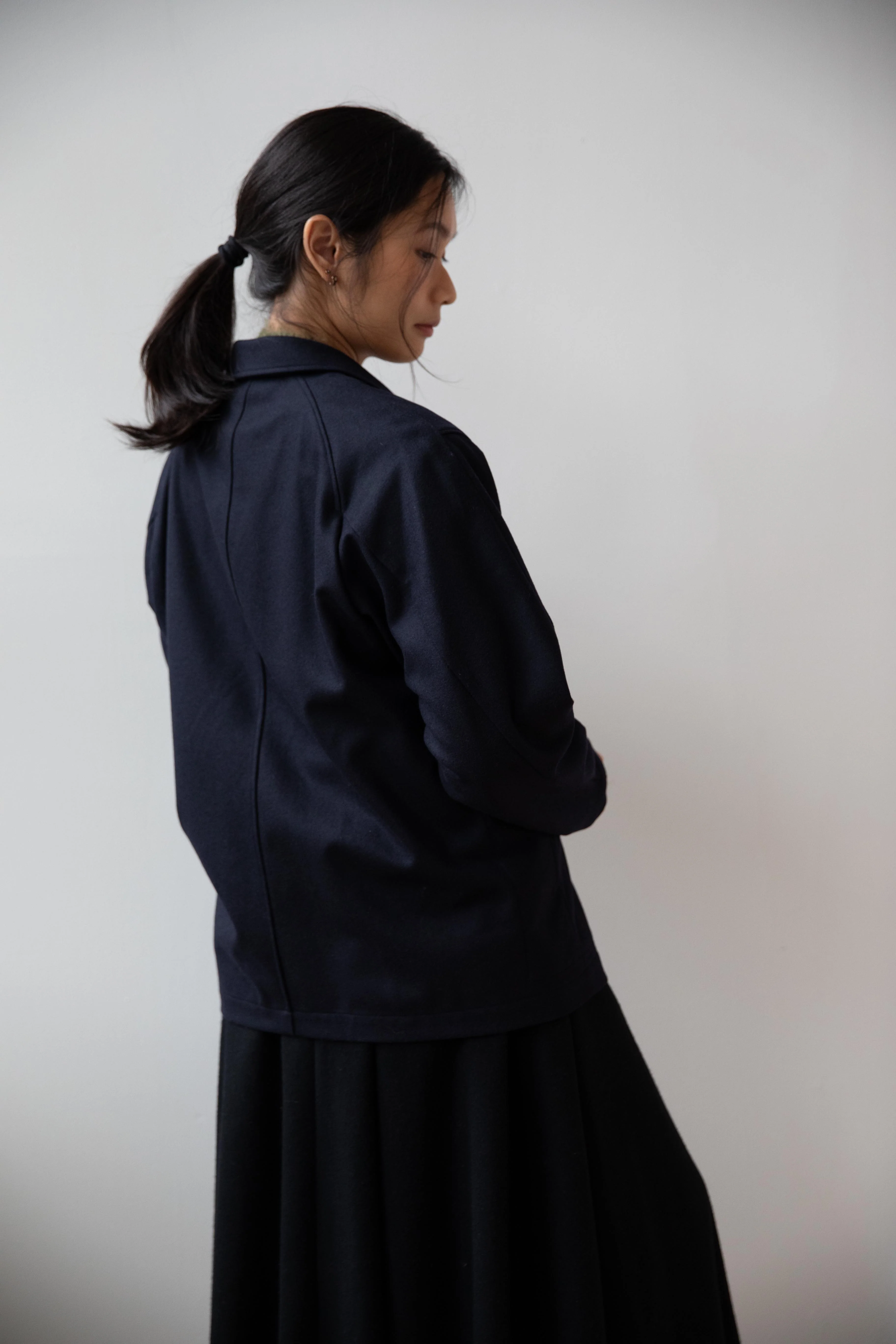 Aseedonclöud | HW Handsfree Jacket in Navy - Image 3