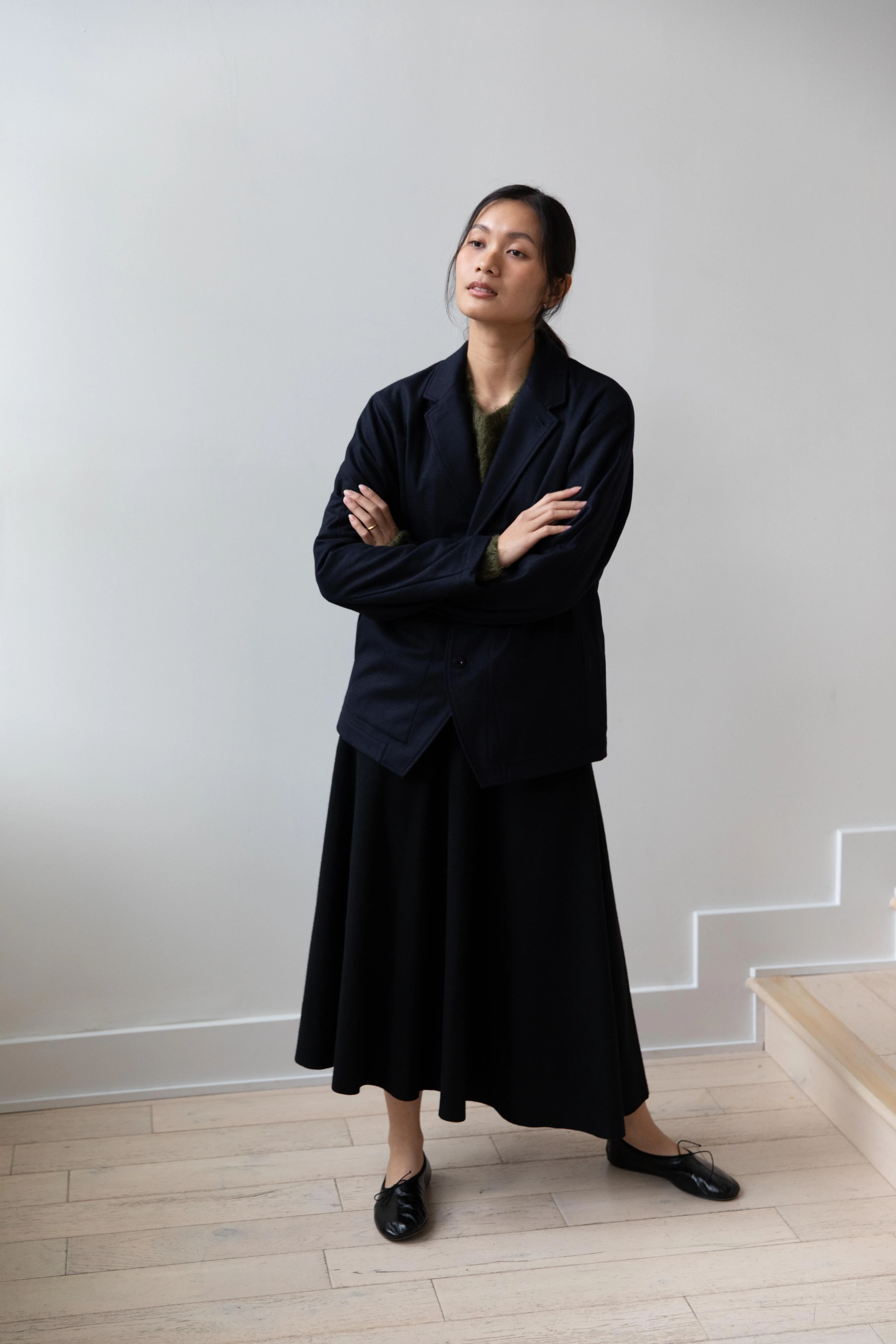 Aseedonclöud | HW Handsfree Jacket in Navy - Image 7