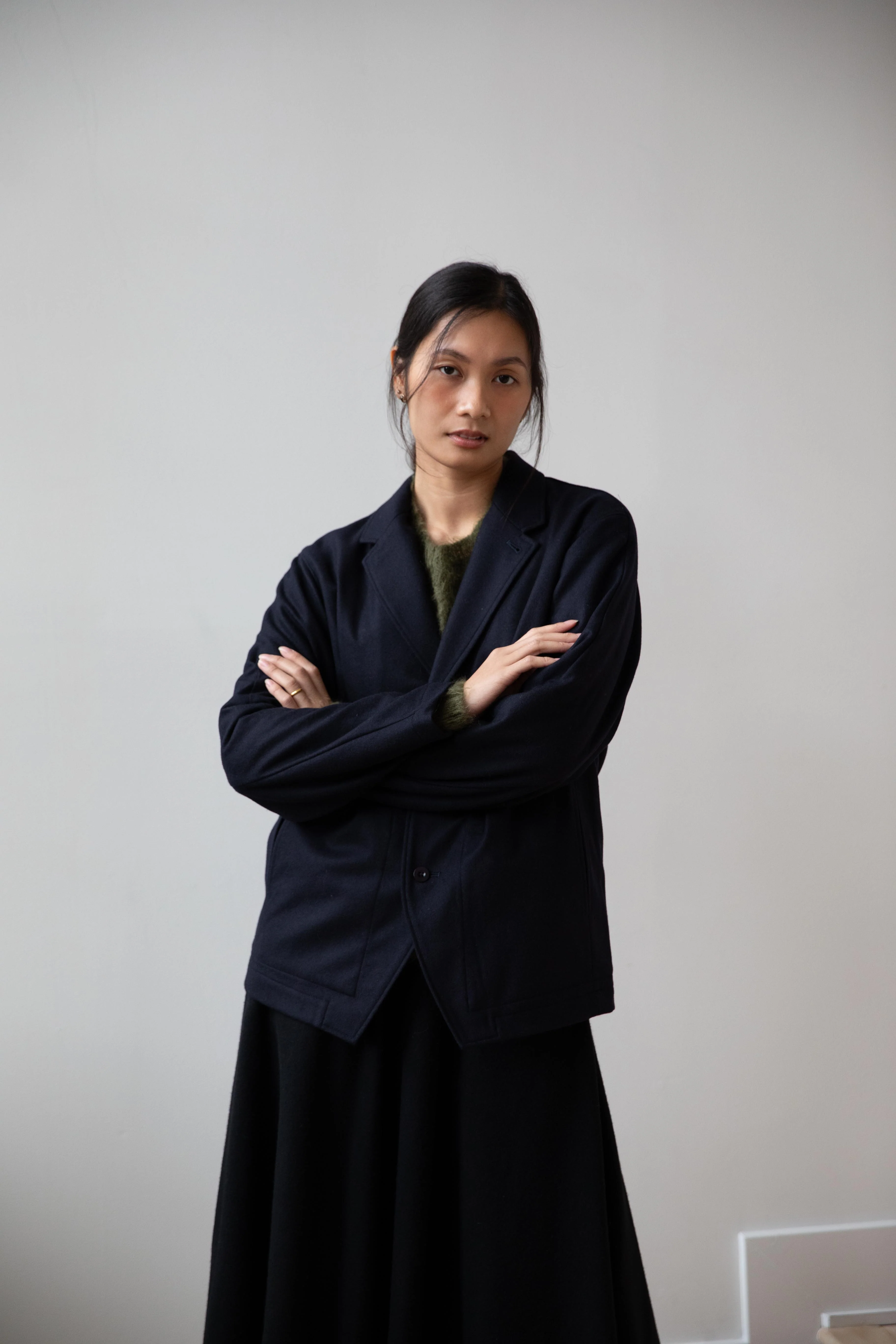 Aseedonclöud | HW Handsfree Jacket in Navy - Image 9