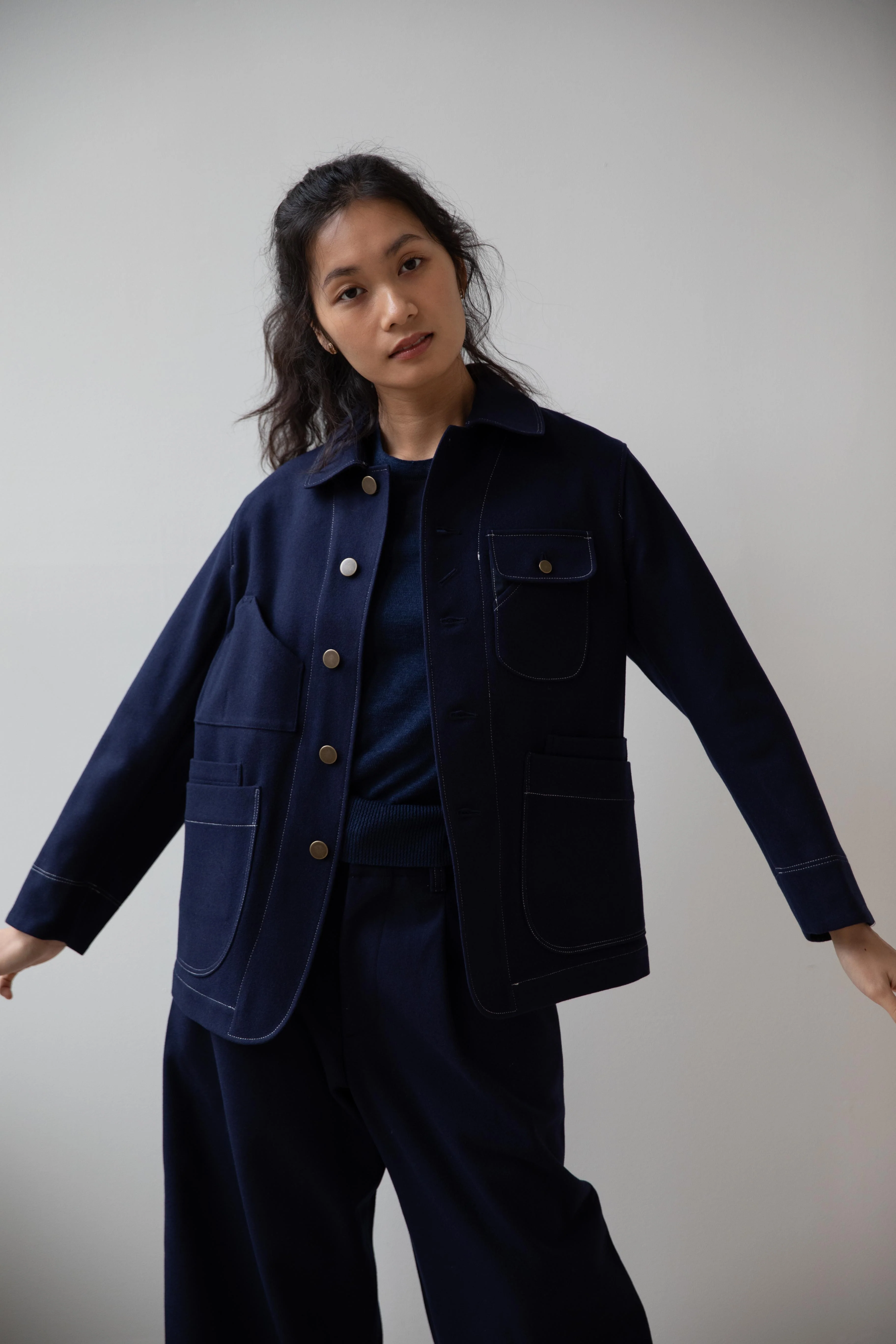 Aseedonclöud | HW Meeting Jacket in Blue - Image 3