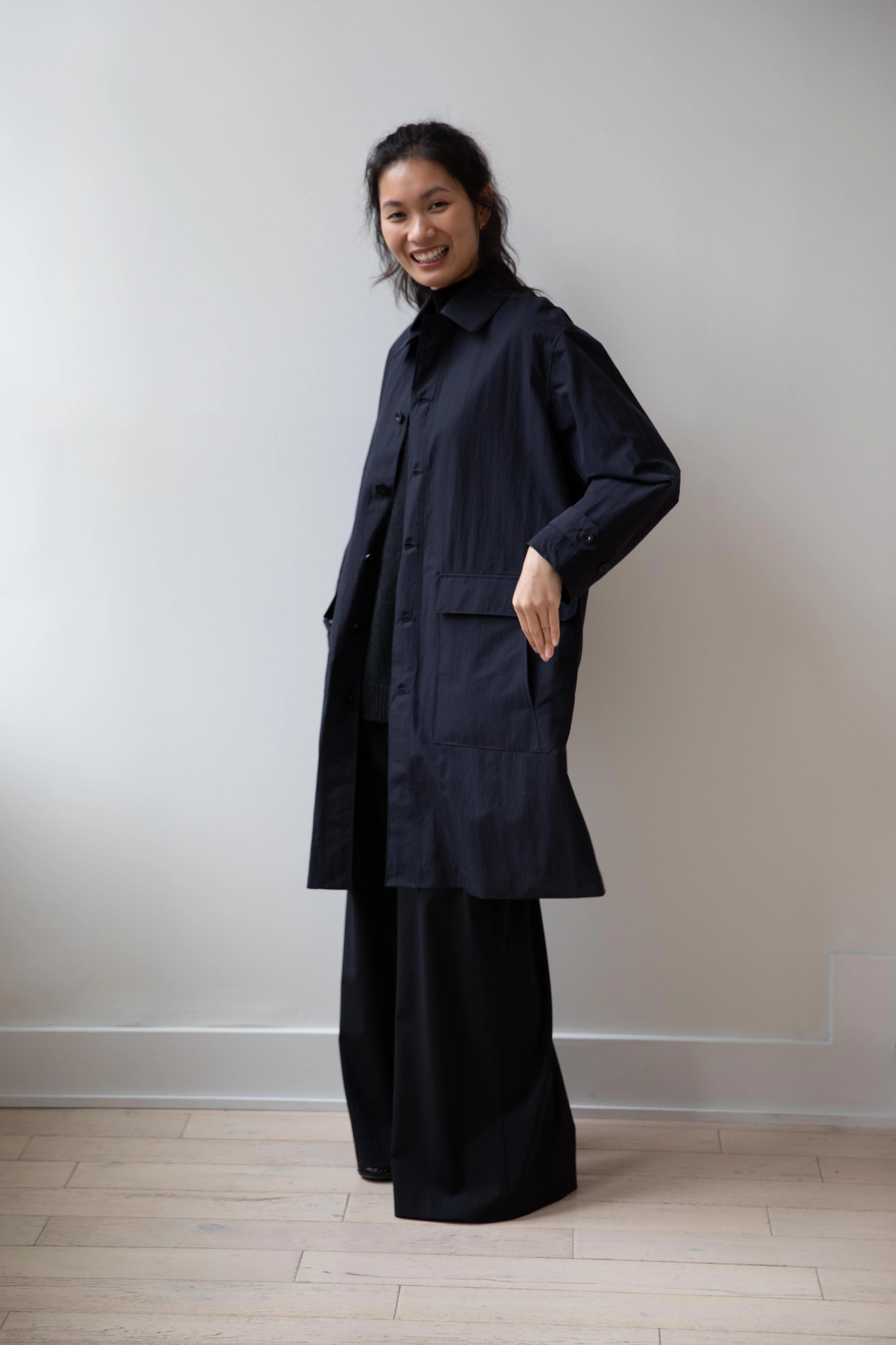 Aseedonclöud | HW Overcoat in Navy - Image 21