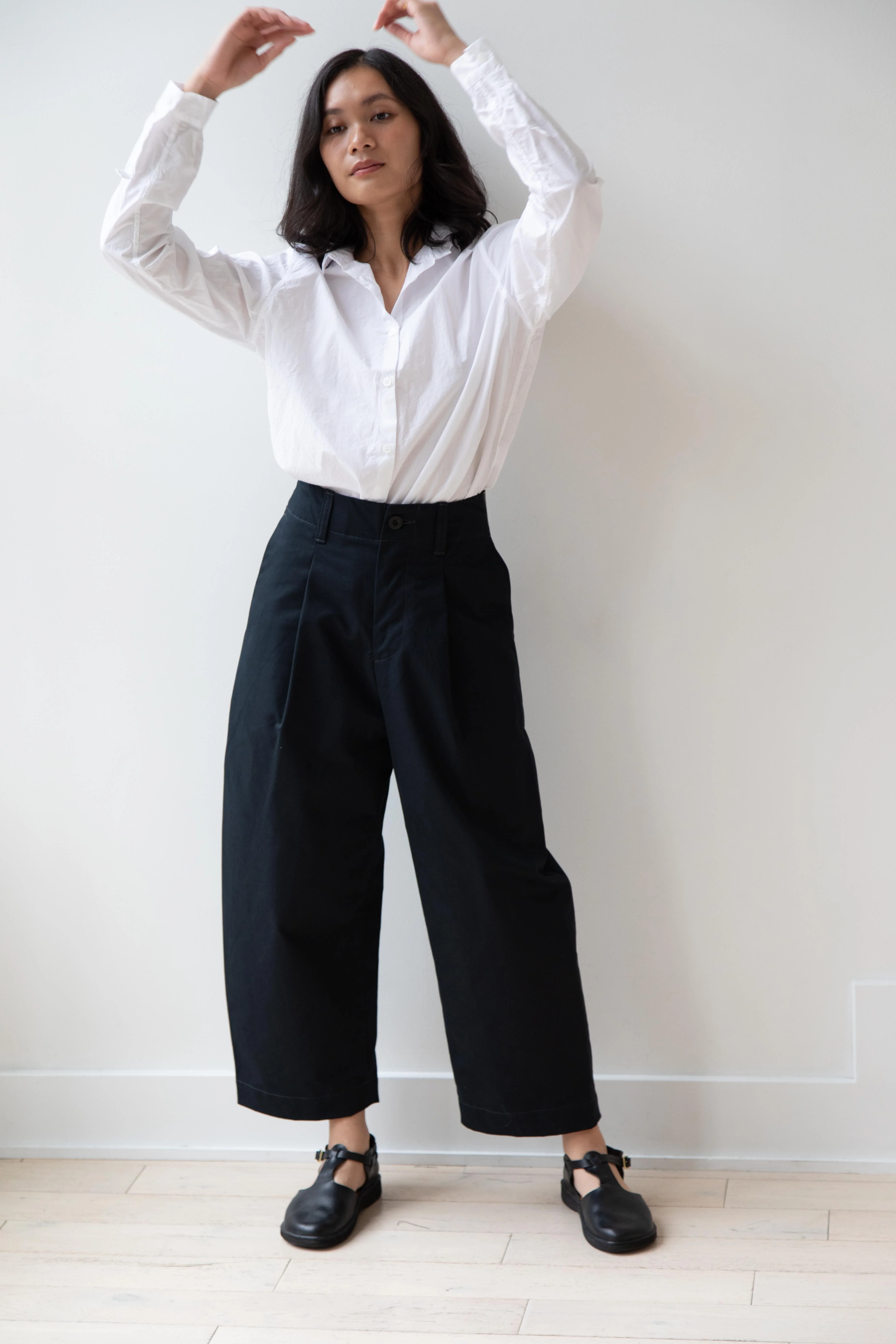 Aseedonclöud | HW Wide Trousers in Charcoal - Image 11