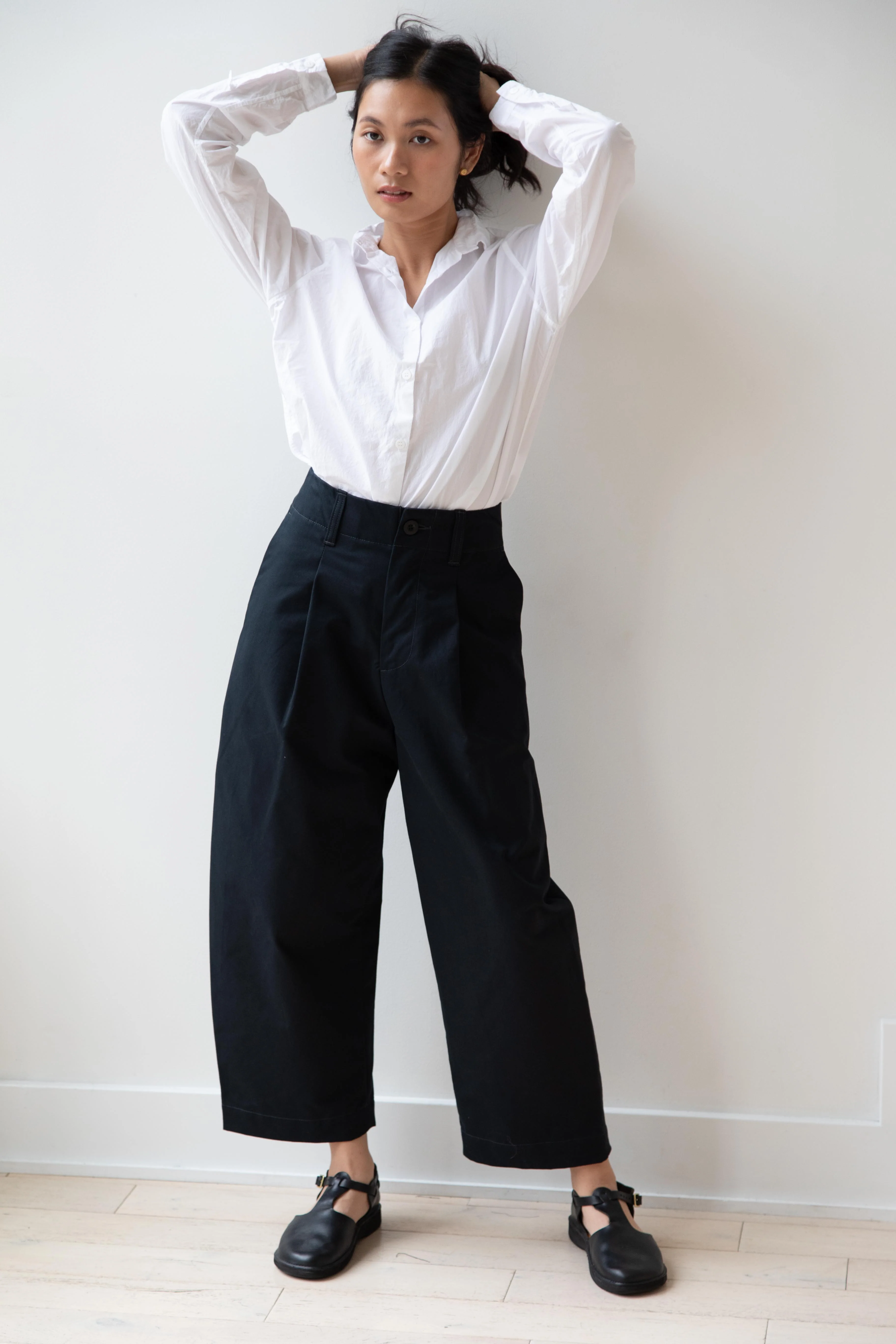 Aseedonclöud | HW Wide Trousers in Charcoal - Image 13