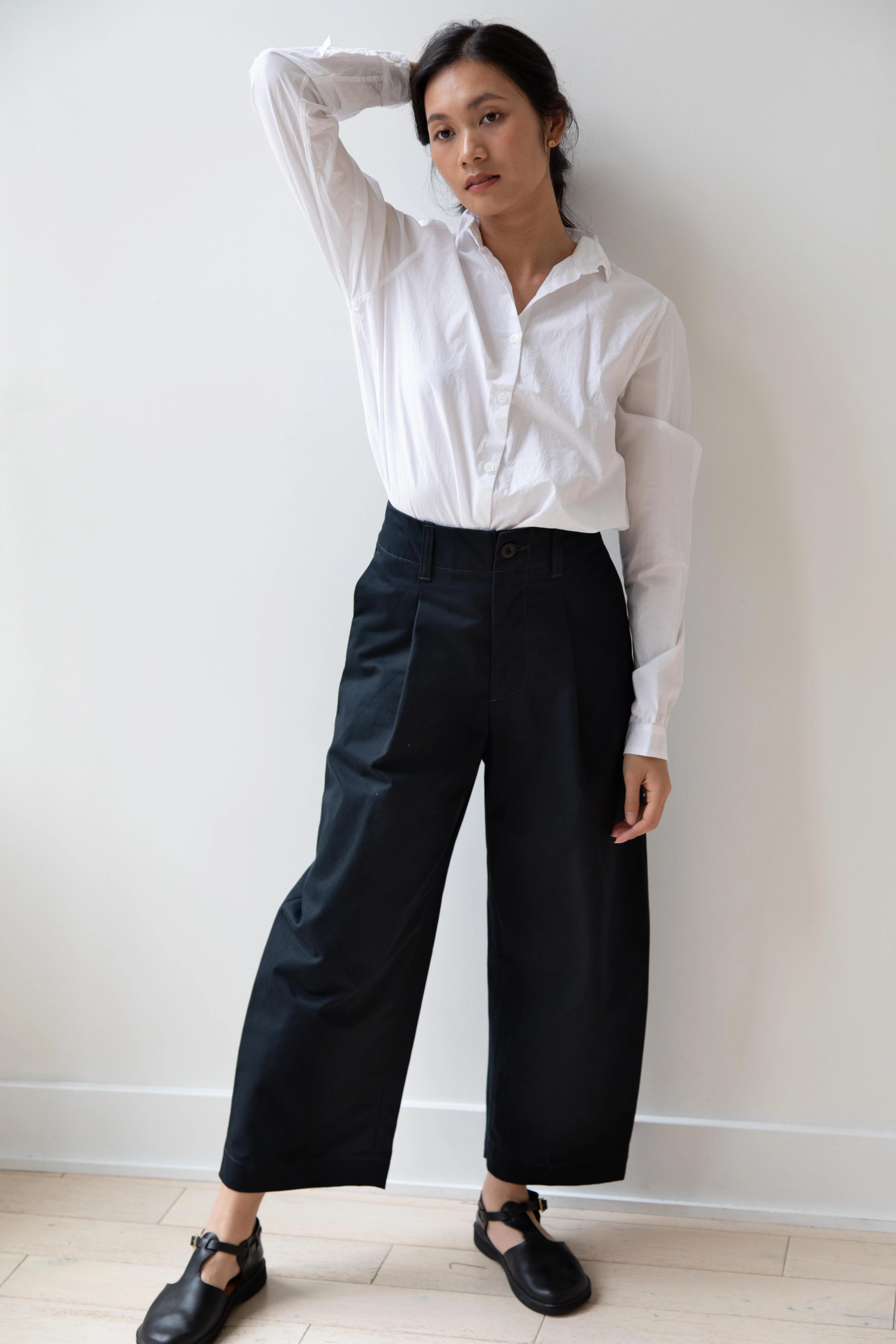 Aseedonclöud | HW Wide Trousers in Charcoal - Image 14
