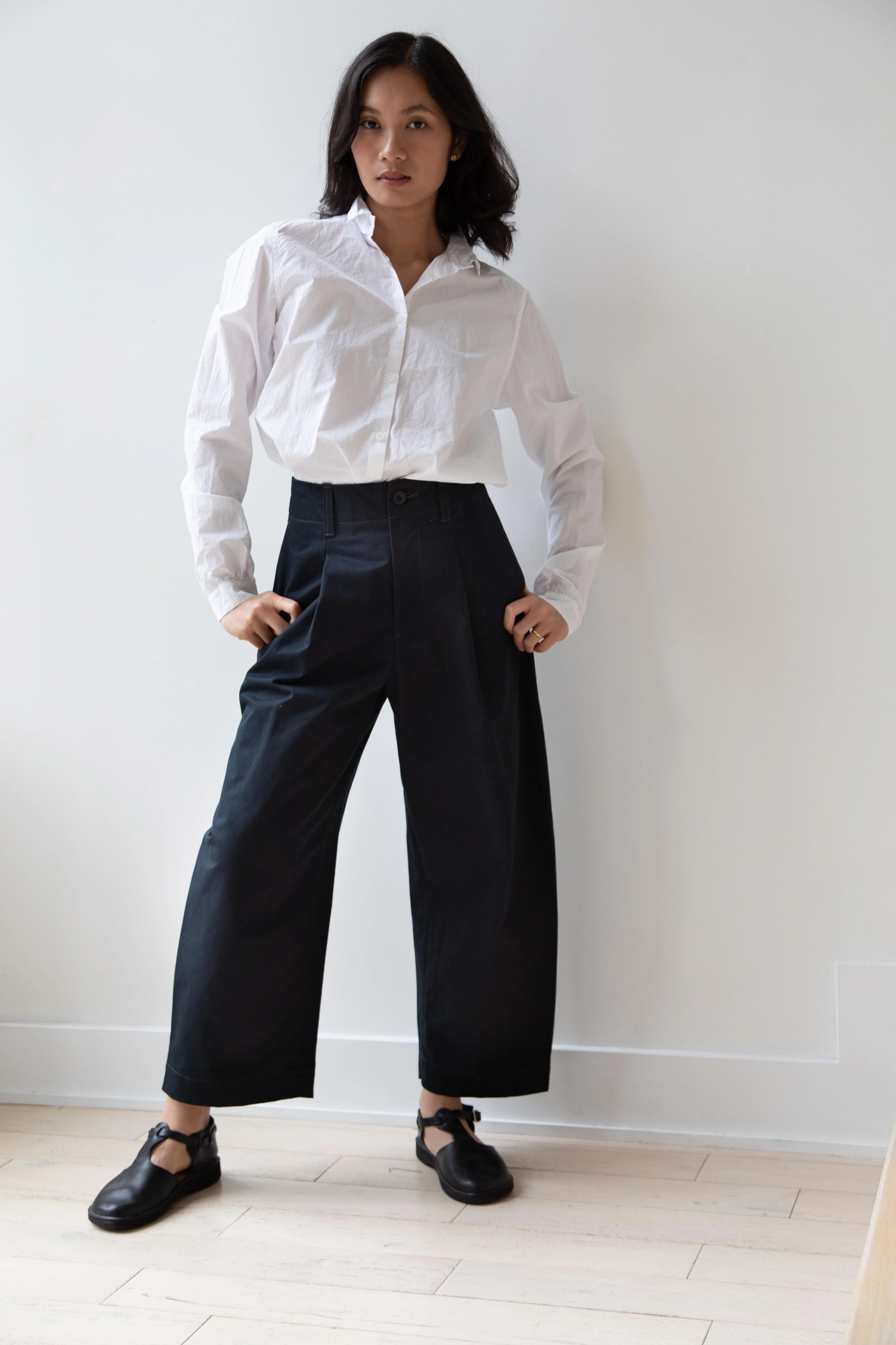Aseedonclöud | HW Wide Trousers in Charcoal - Image 15