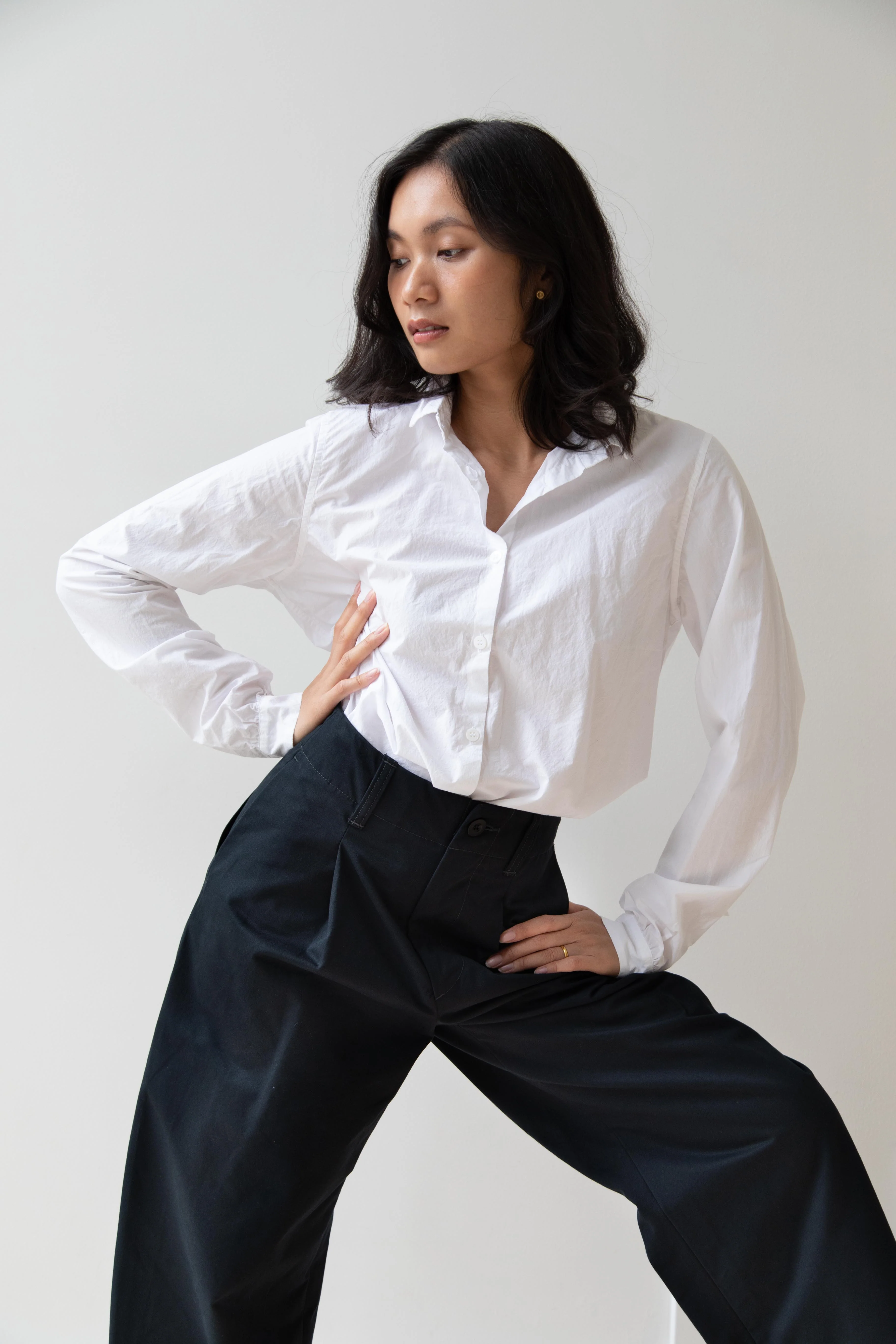 Aseedonclöud | HW Wide Trousers in Charcoal - Image 18