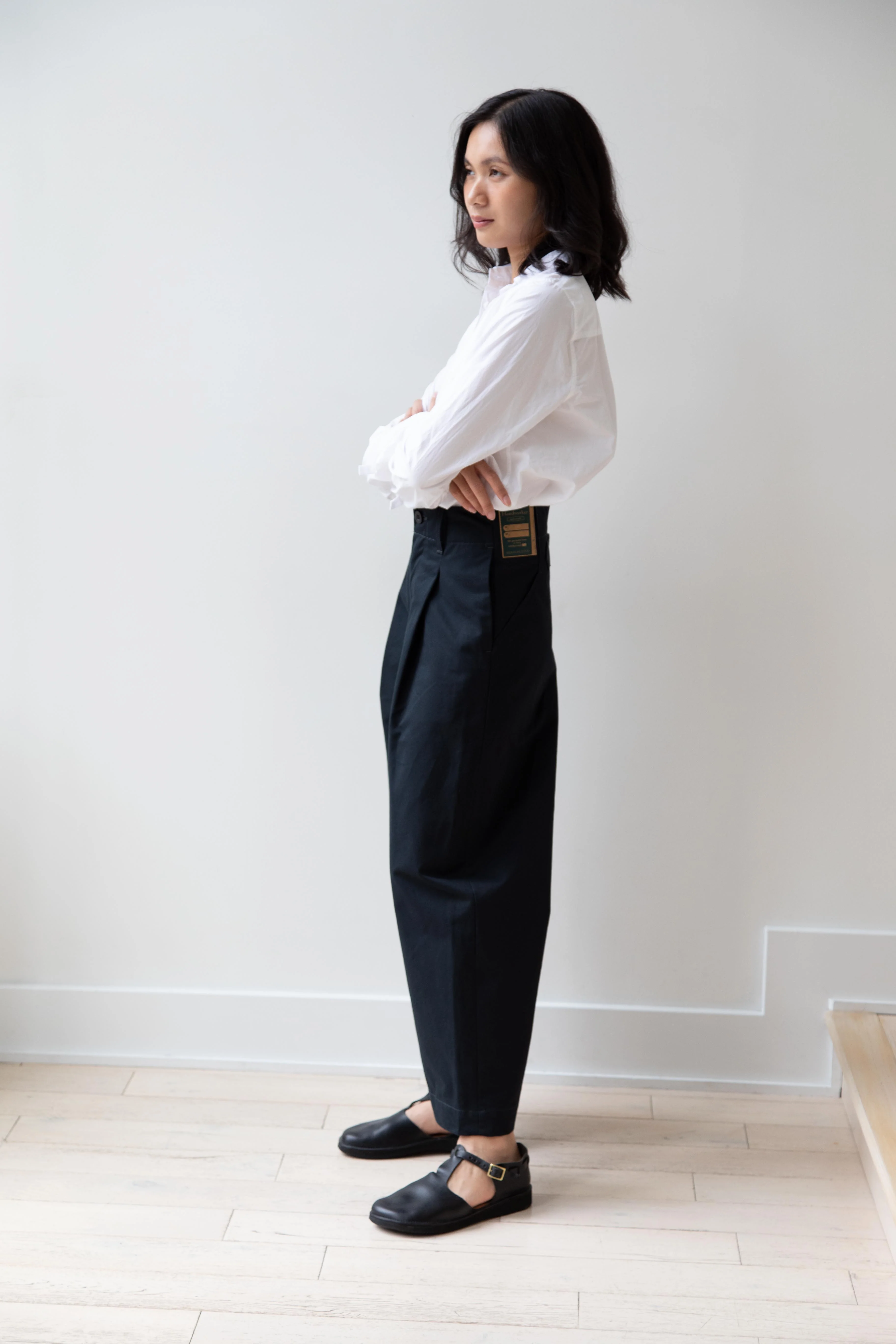 Aseedonclöud | HW Wide Trousers in Charcoal - Image 2
