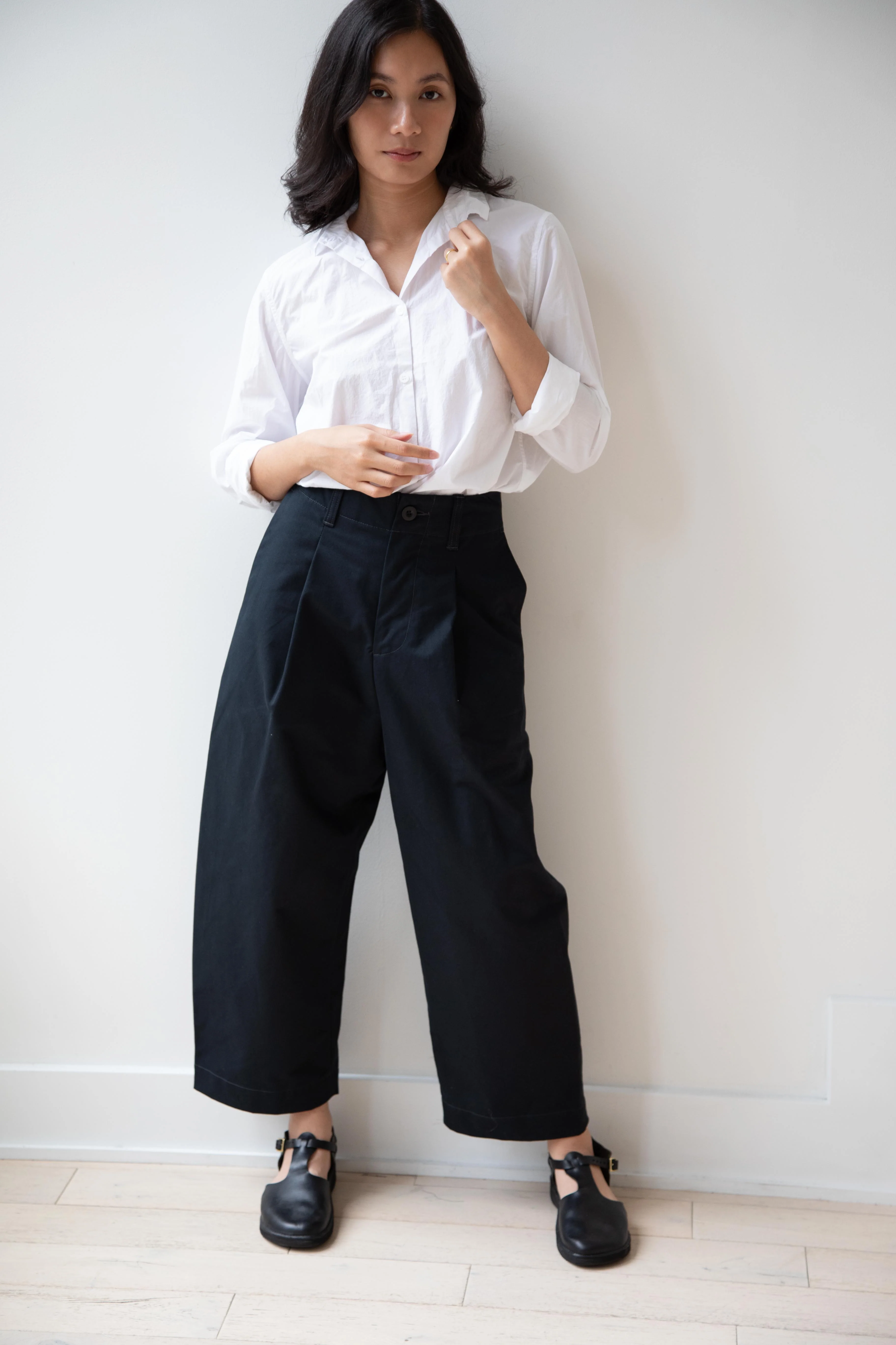 Aseedonclöud | HW Wide Trousers in Charcoal - Image 25