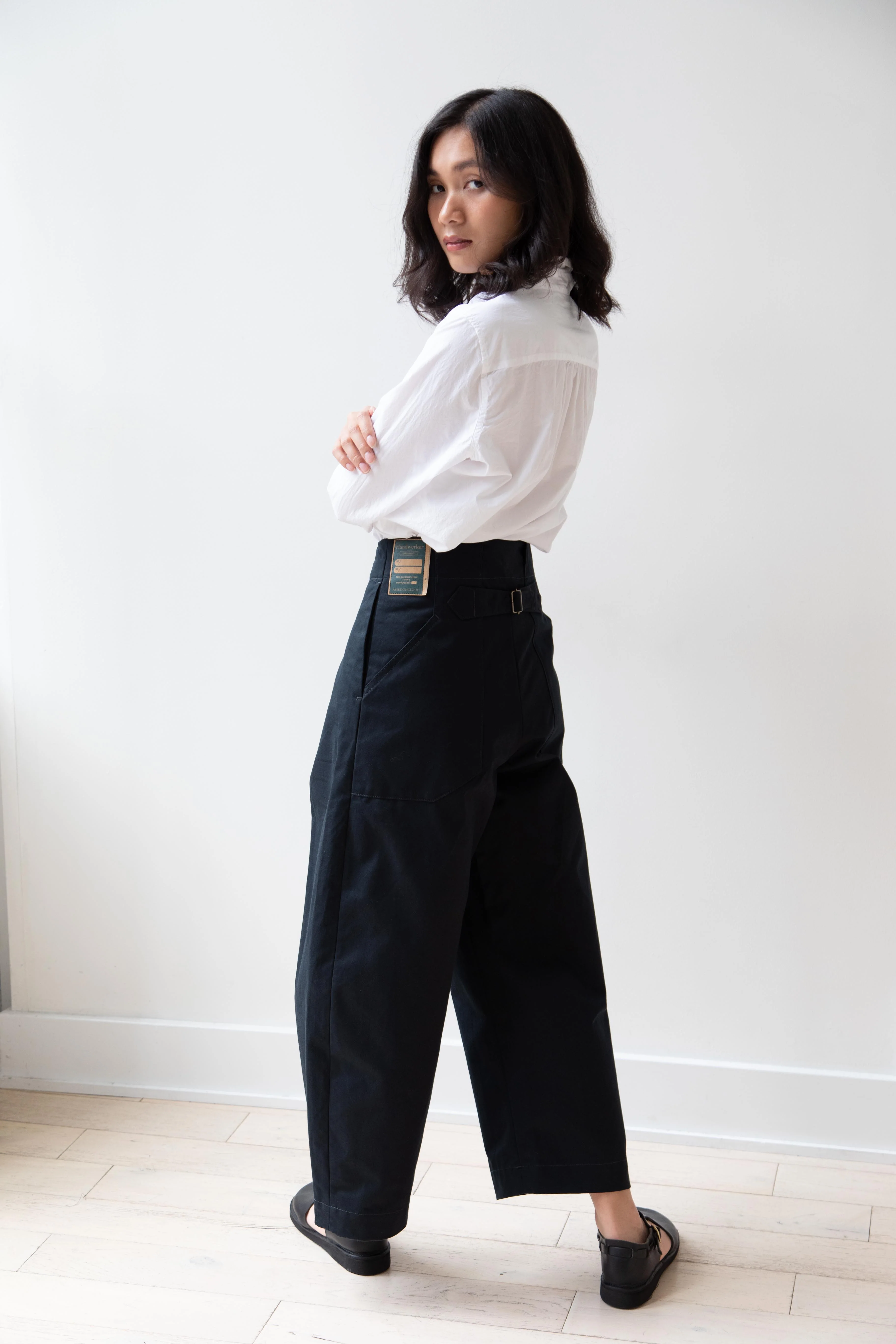 Aseedonclöud | HW Wide Trousers in Charcoal - Image 28