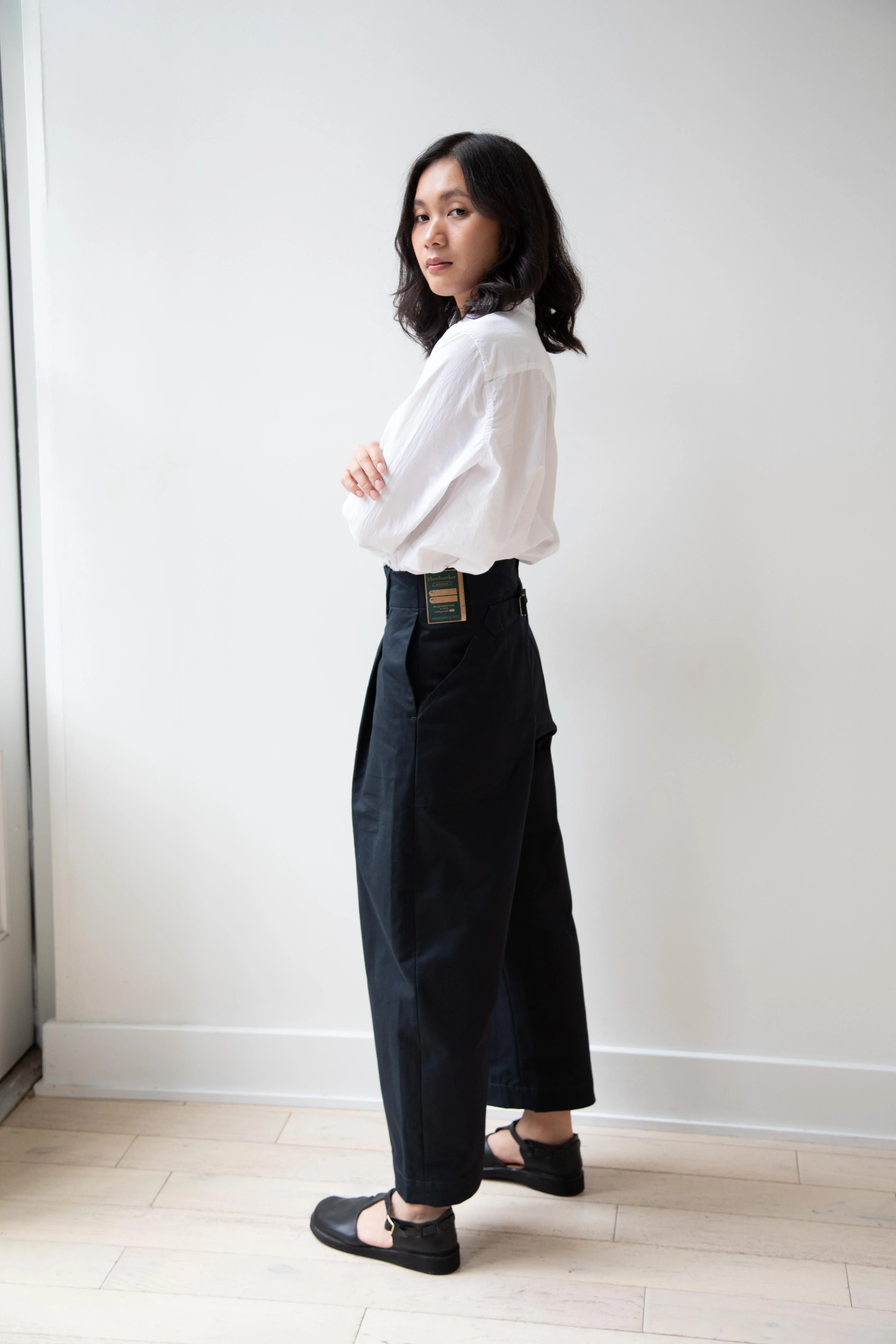 Aseedonclöud | HW Wide Trousers in Charcoal - Image 29