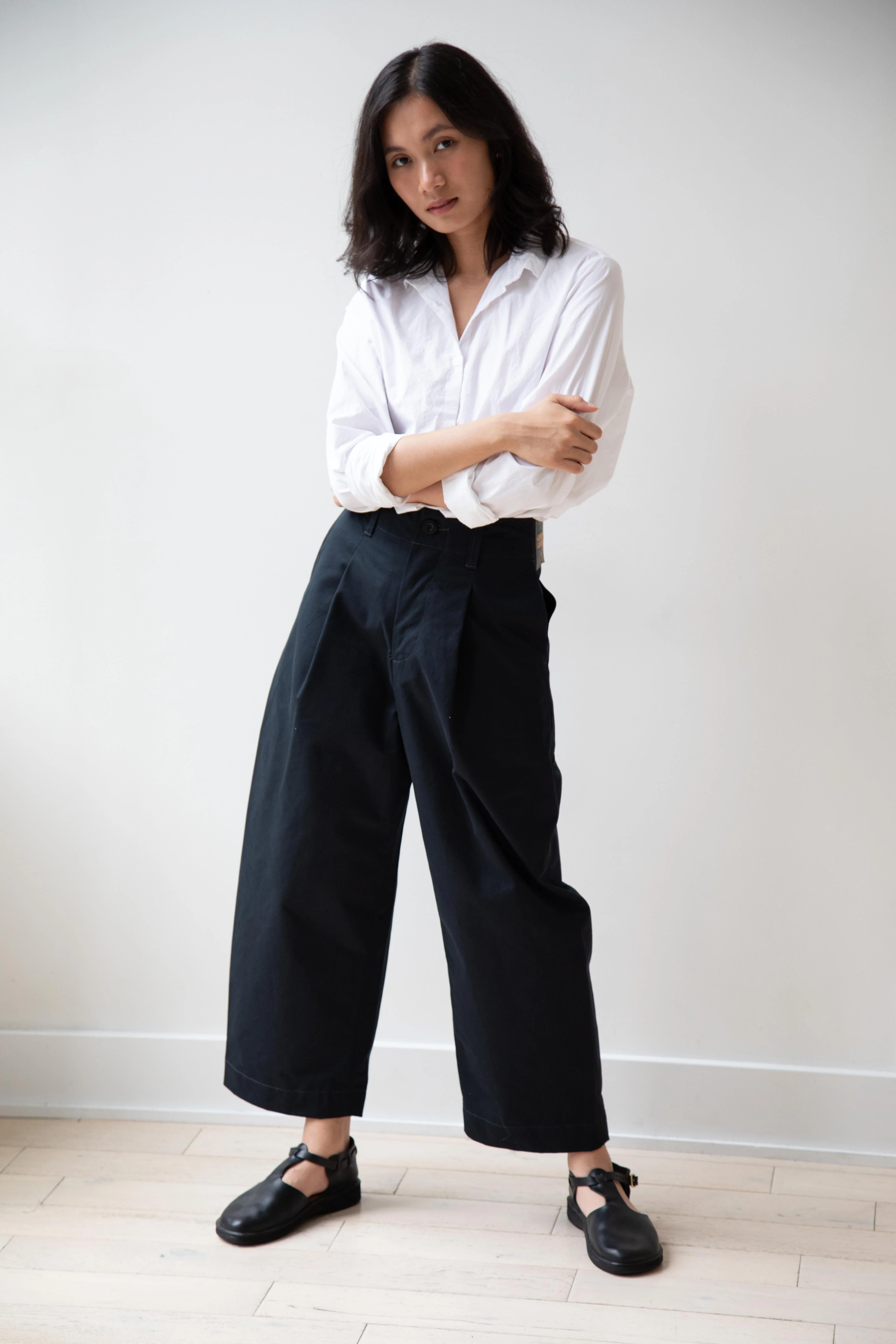 Aseedonclöud | HW Wide Trousers in Charcoal - Image 30