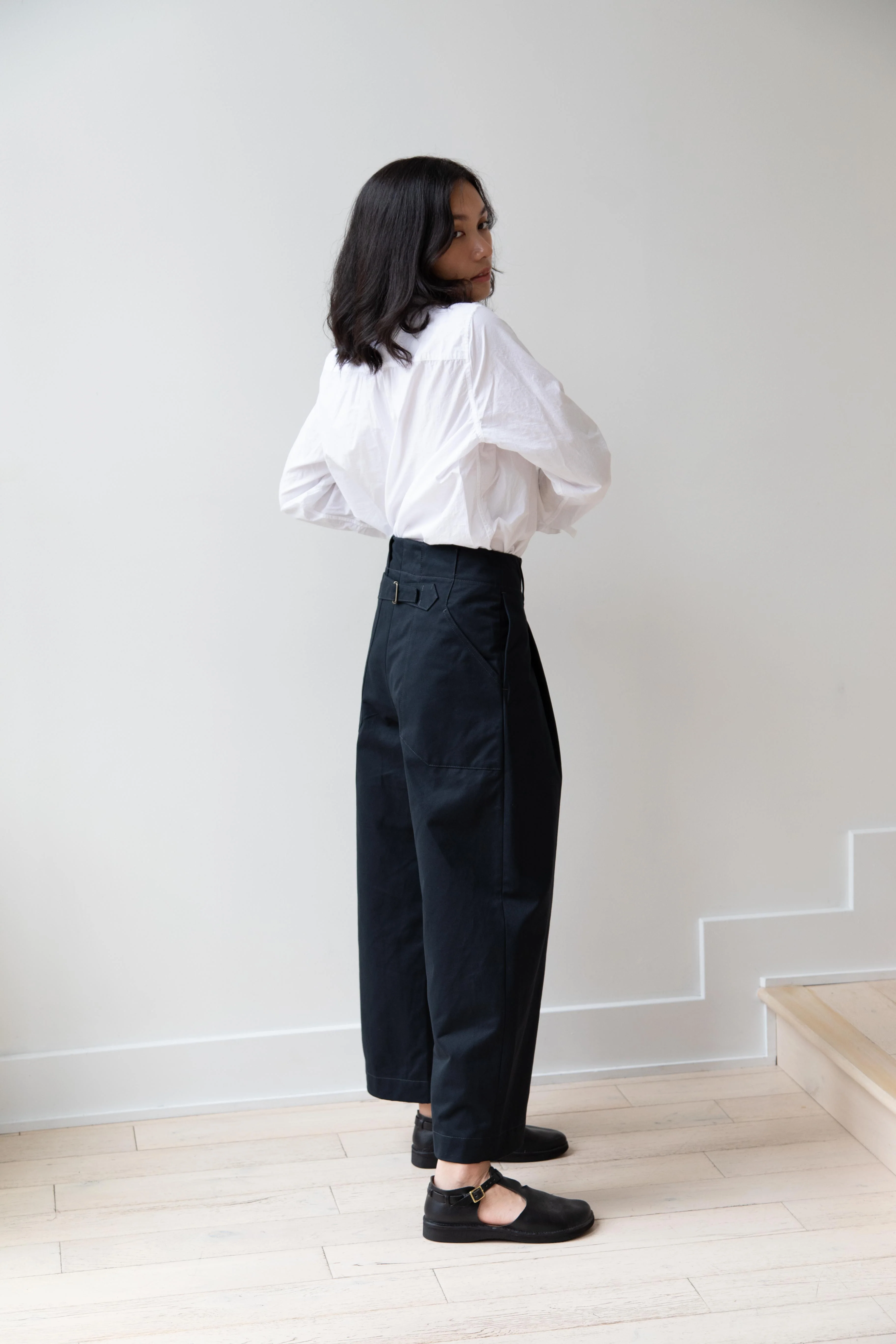 Aseedonclöud | HW Wide Trousers in Charcoal - Image 8