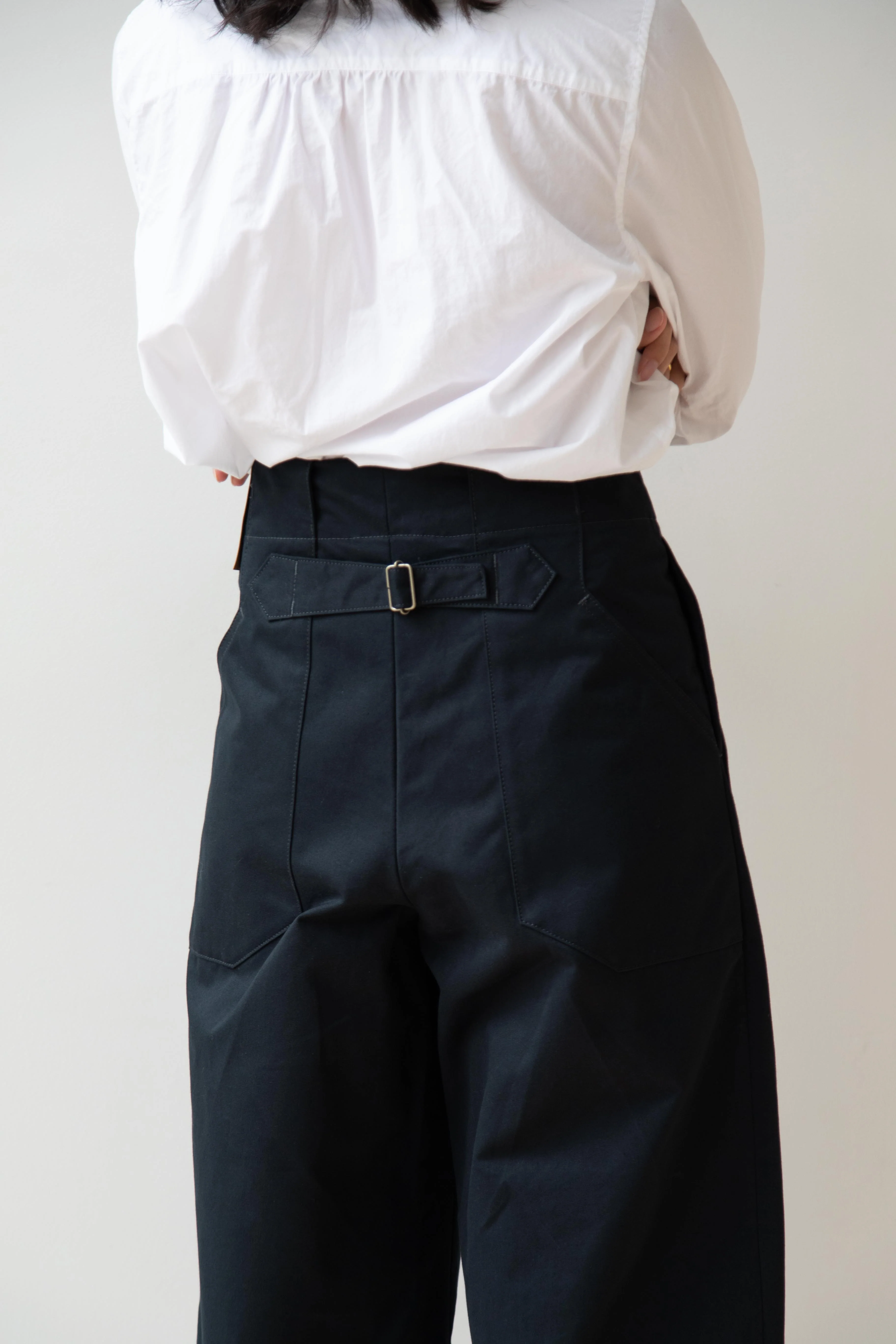 Aseedonclöud | HW Wide Trousers in Charcoal - Image 9