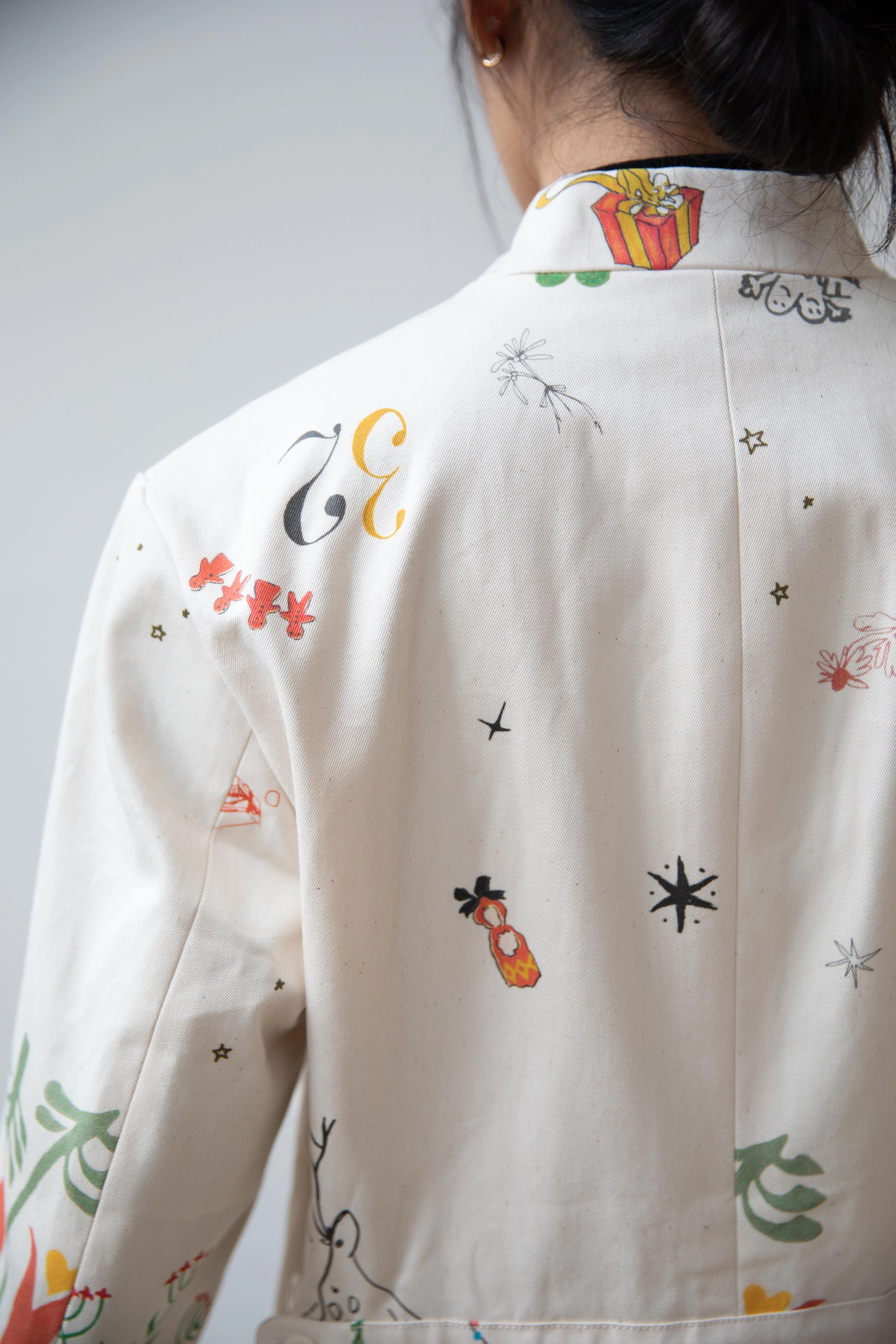Aseedonclöud | Seiyakou Uniform Jacket in Off White - Image 29