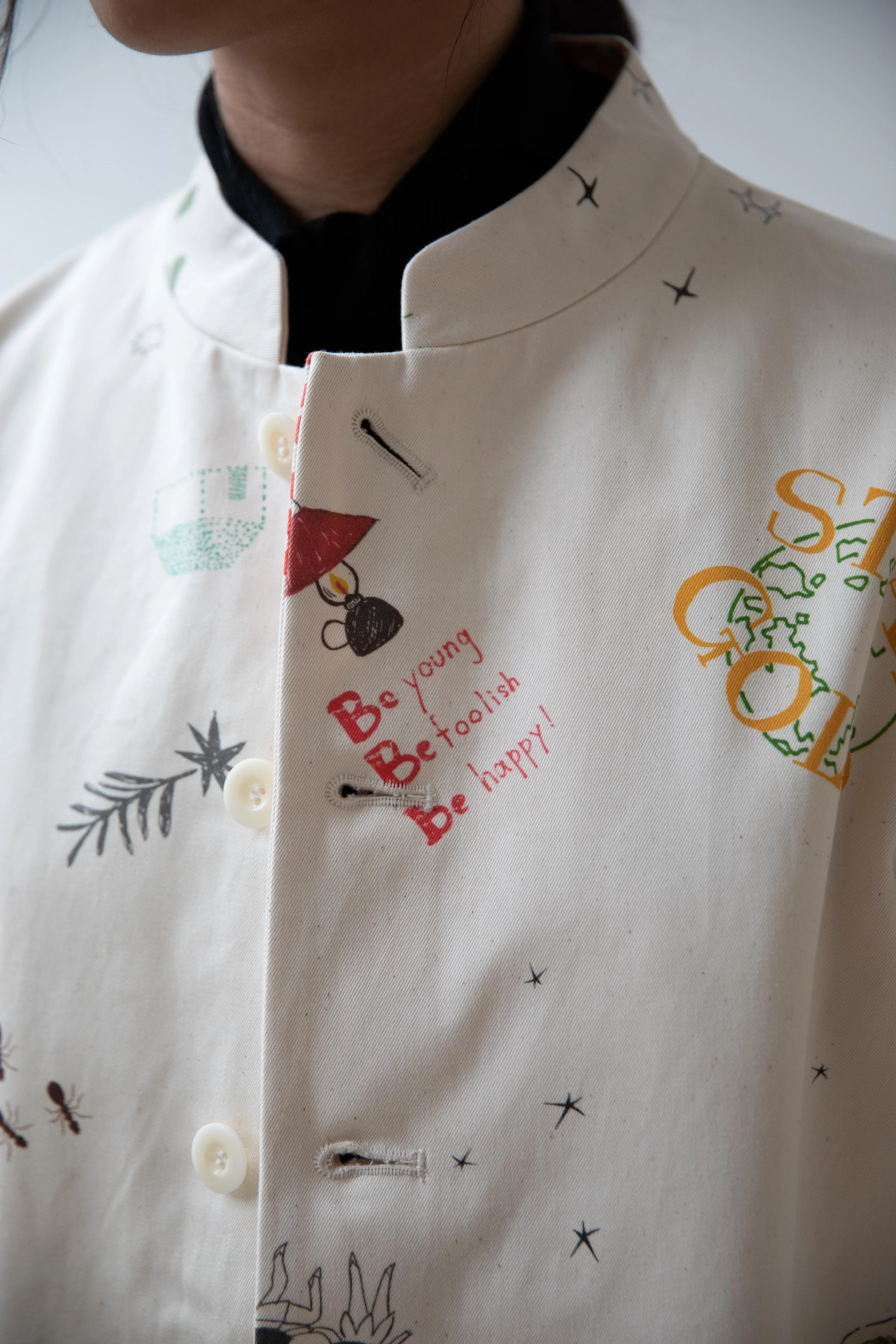 Aseedonclöud | Seiyakou Uniform Jacket in Off White - Image 46