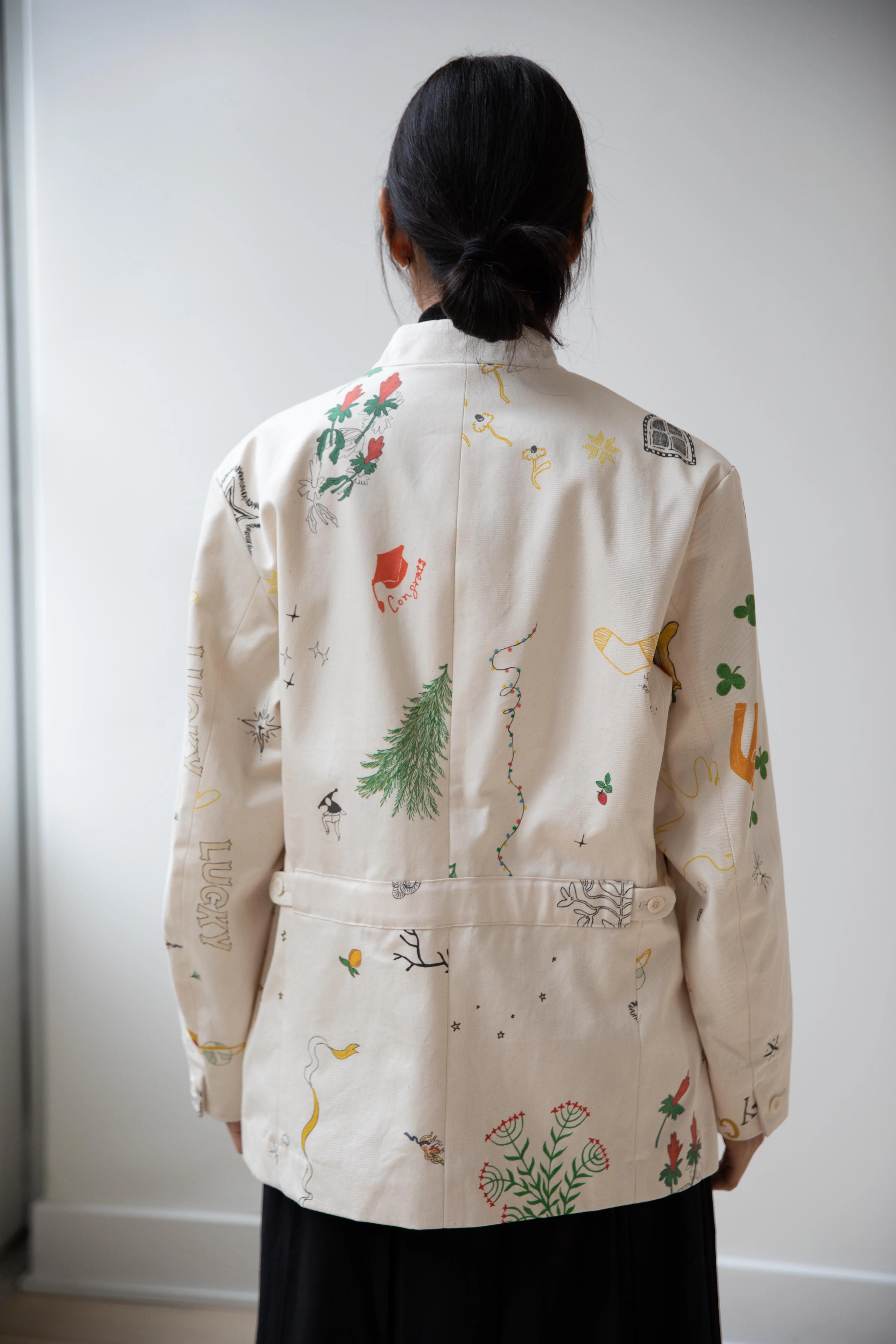 Aseedonclöud | Seiyakou Uniform Jacket in Off White - Image 47