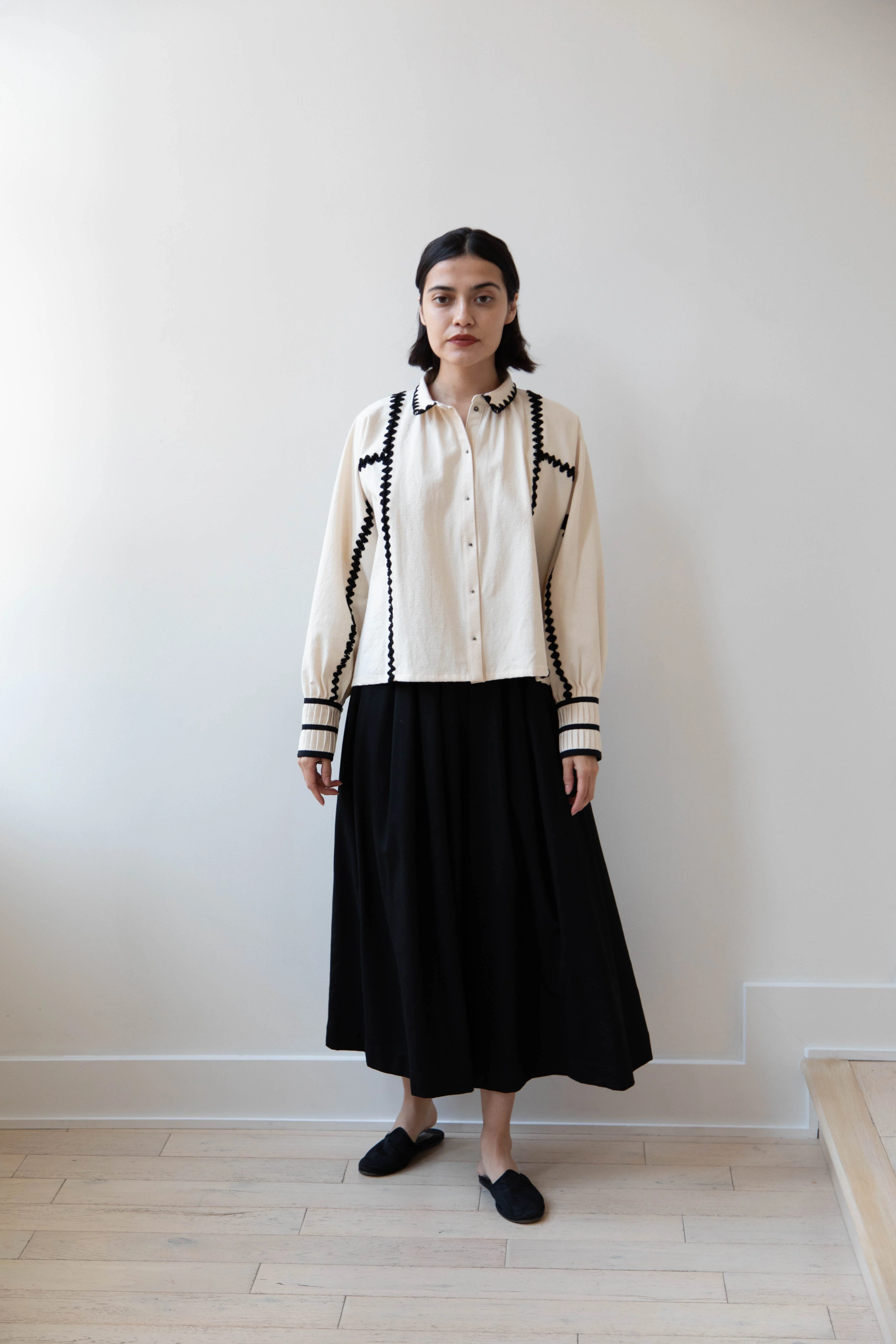 Aseedonclöud | Shepherd Blouse in Off White - Image 10