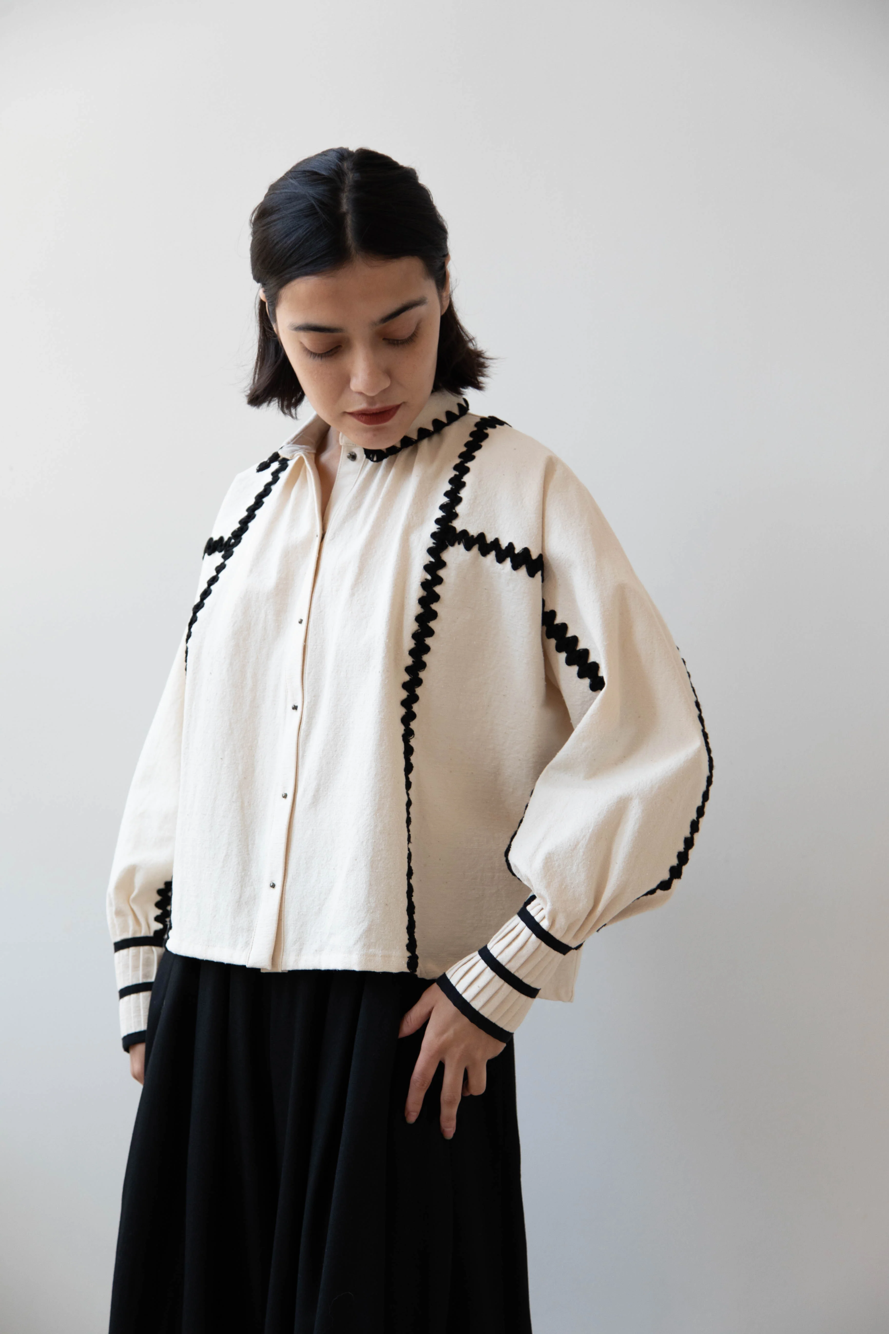 Aseedonclöud | Shepherd Blouse in Off White - Image 11