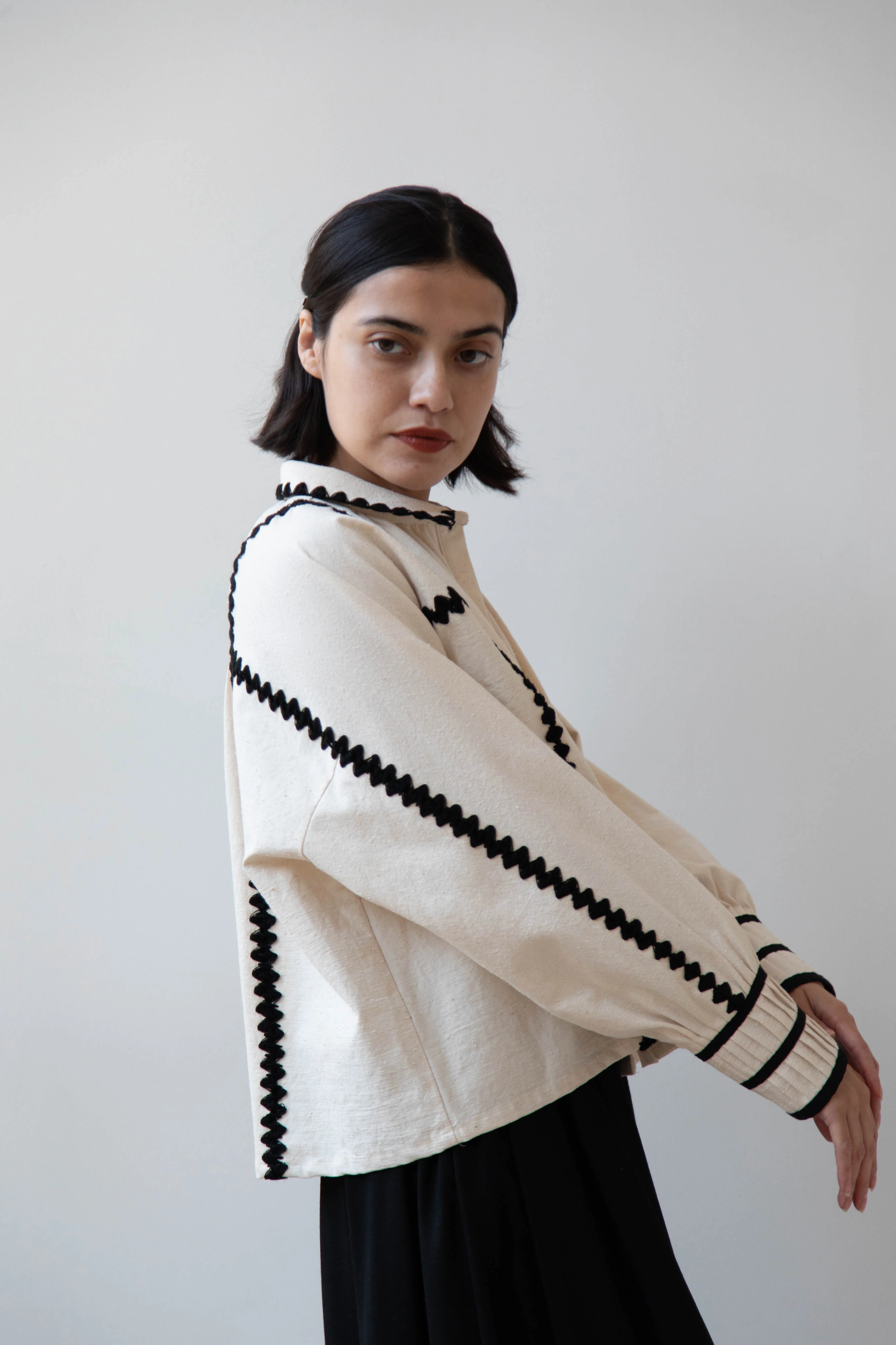 Aseedonclöud | Shepherd Blouse in Off White - Image 13