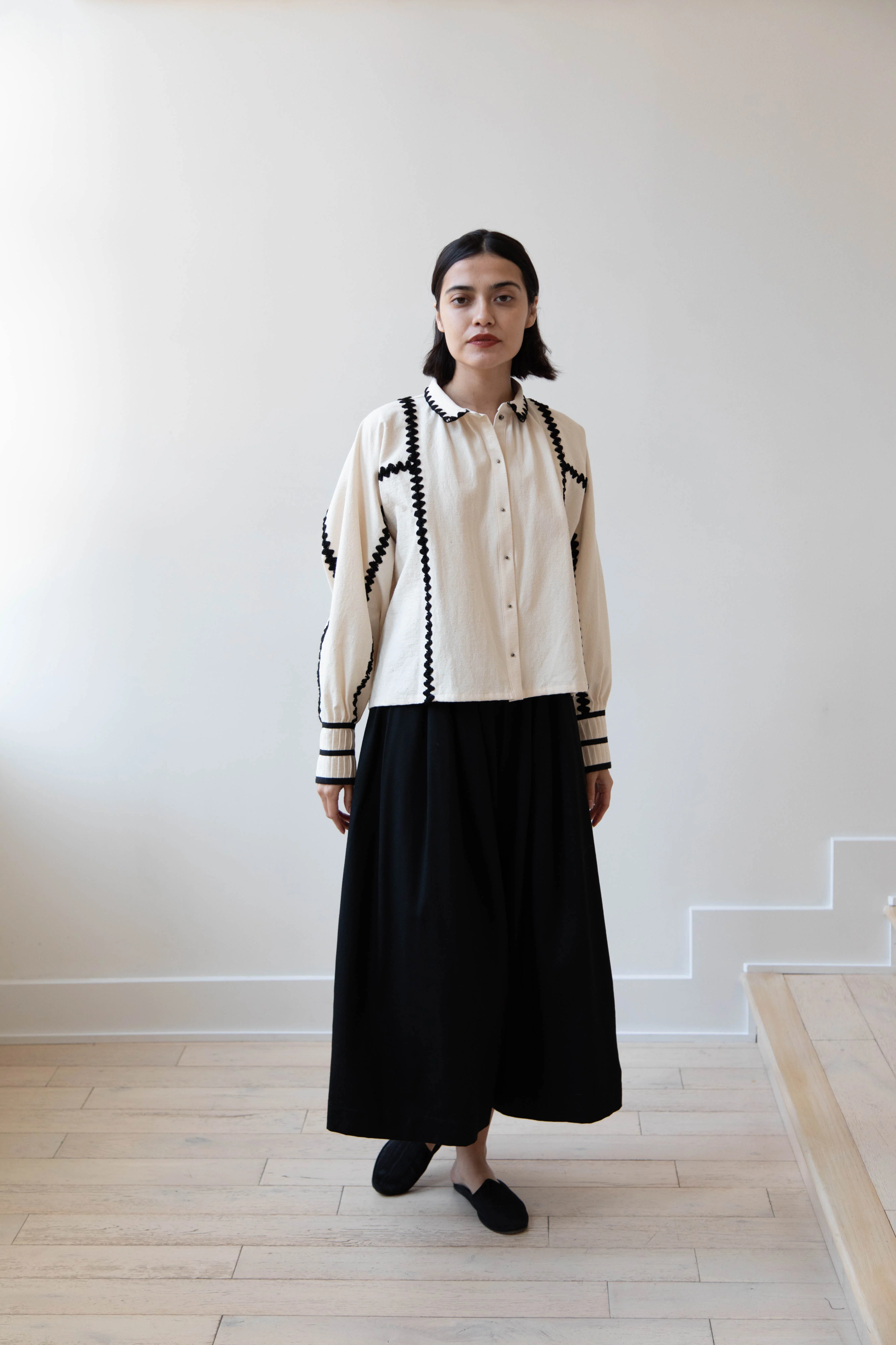 Aseedonclöud | Shepherd Blouse in Off White - Image 16