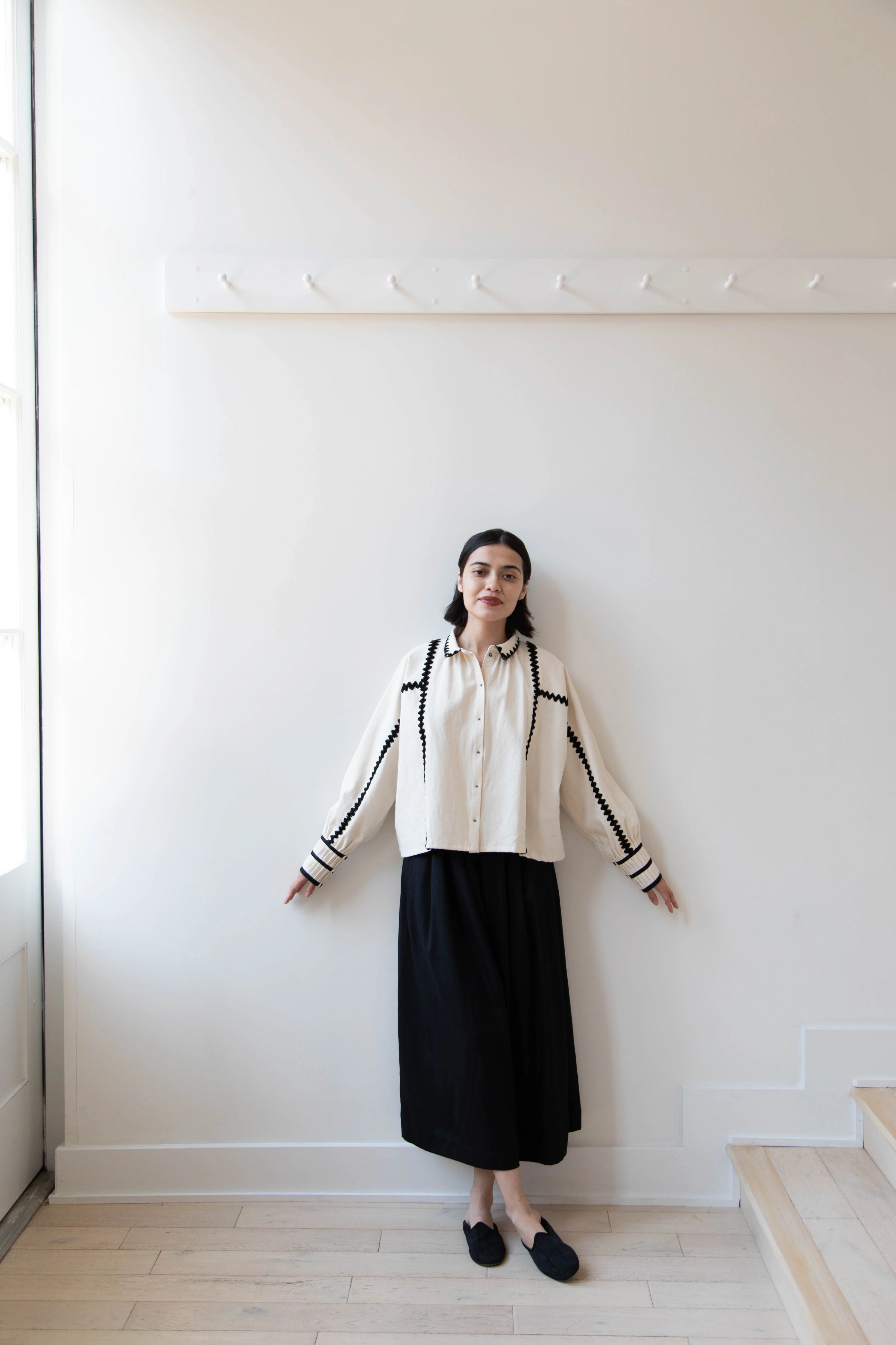 Aseedonclöud | Shepherd Blouse in Off White - Image 24