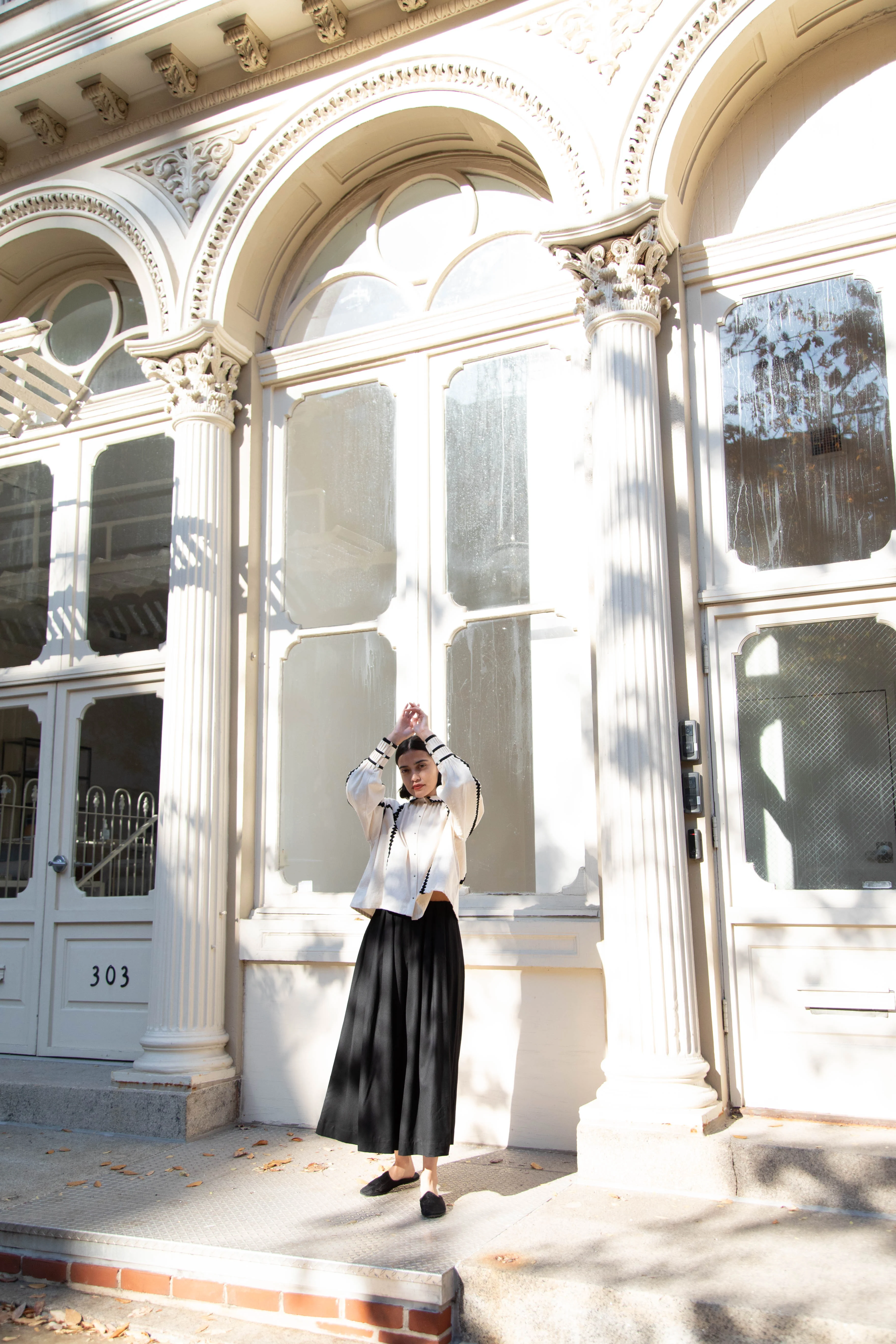 Aseedonclöud | Shepherd Blouse in Off White - Image 35