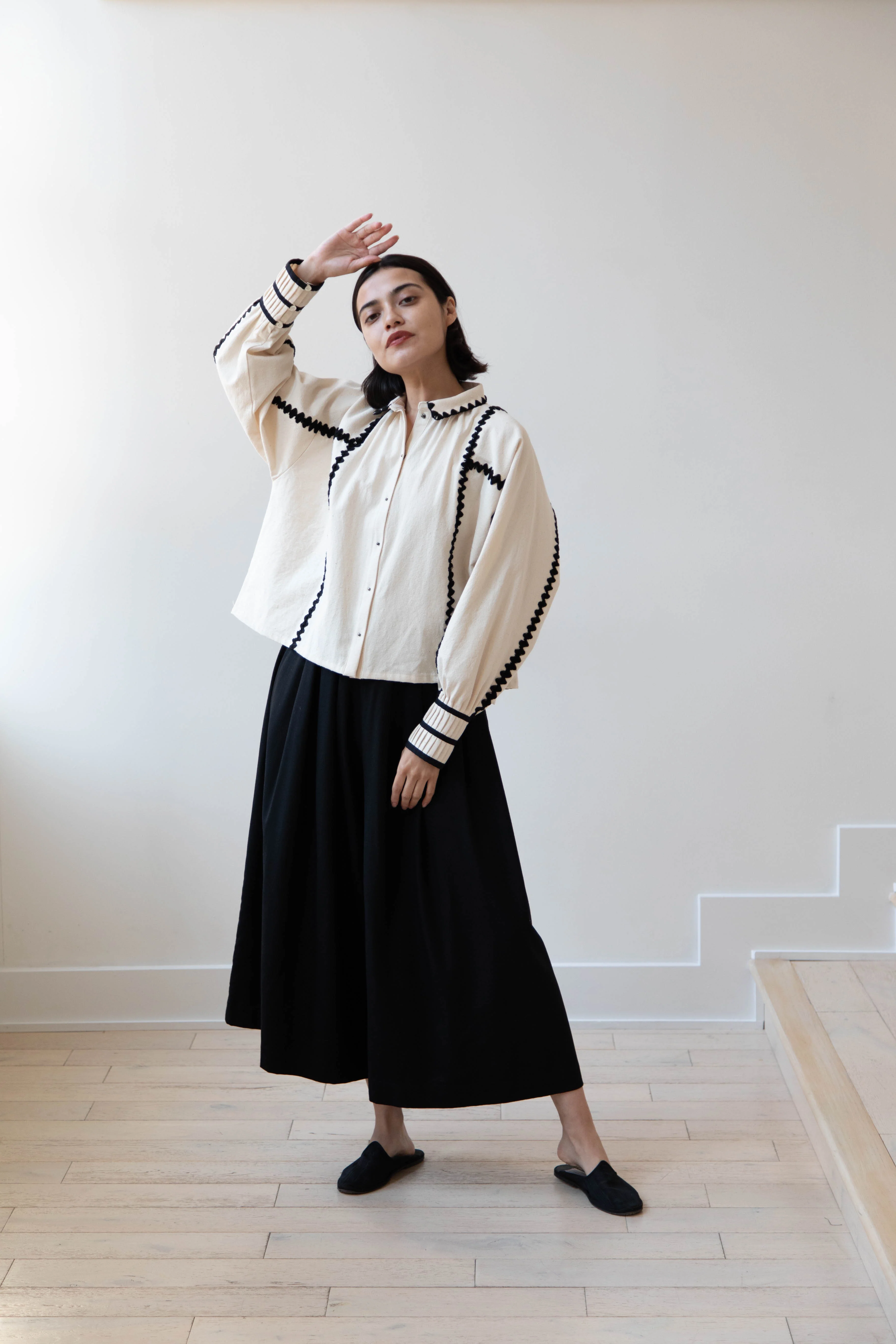 Aseedonclöud | Shepherd Blouse in Off White - Image 37