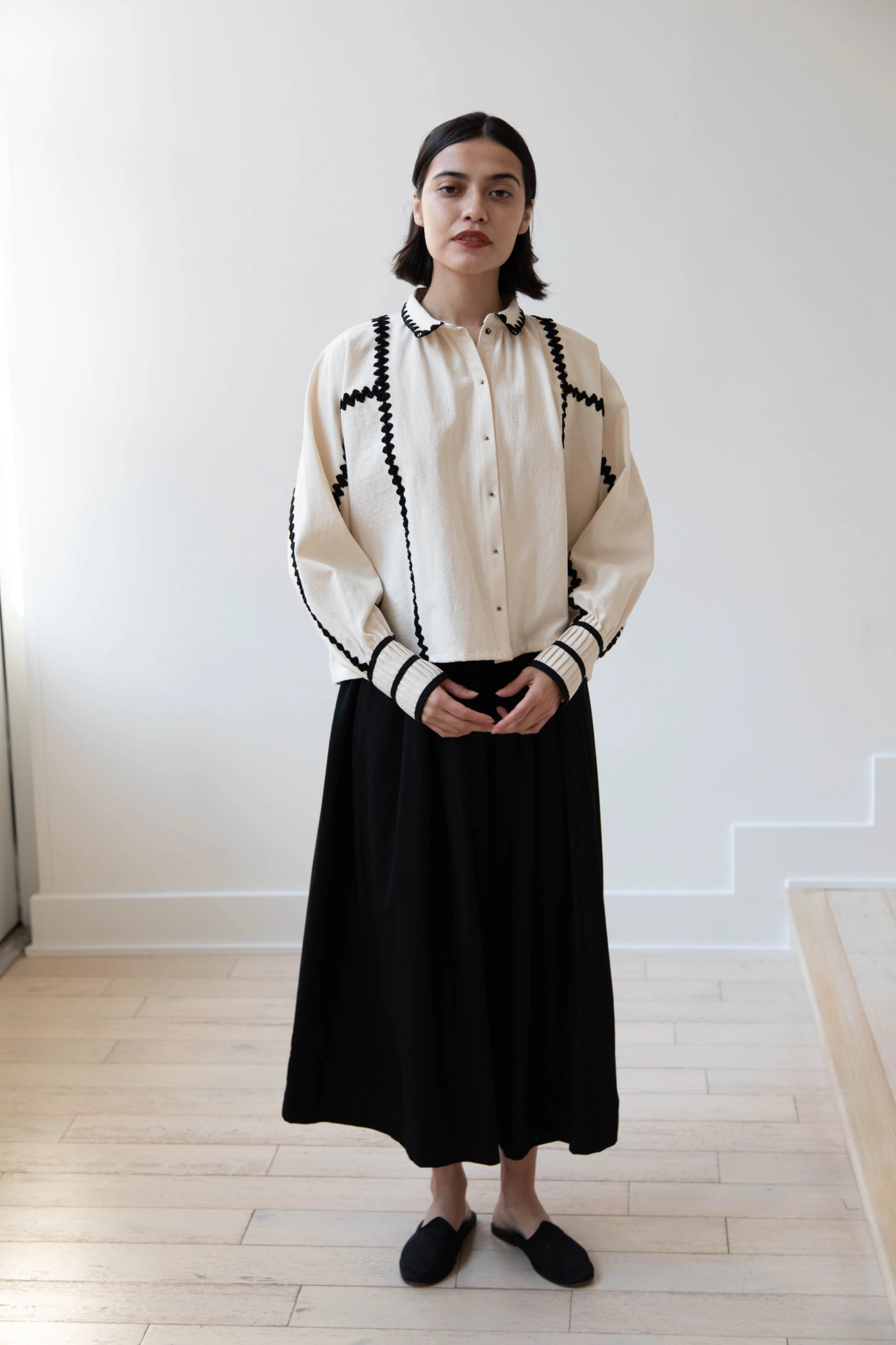 Aseedonclöud | Shepherd Blouse in Off White - Image 40