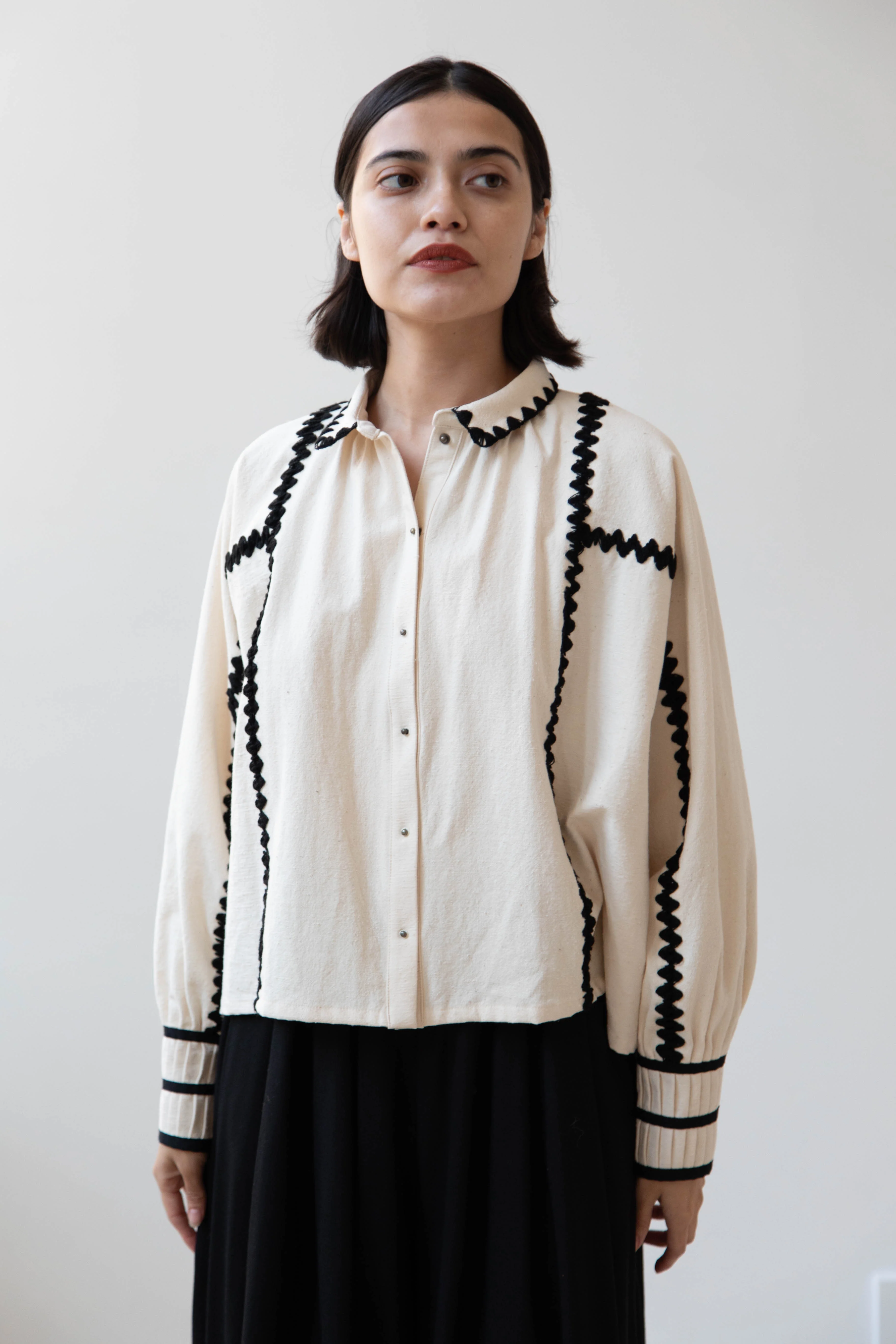 Aseedonclöud | Shepherd Blouse in Off White - Image 42