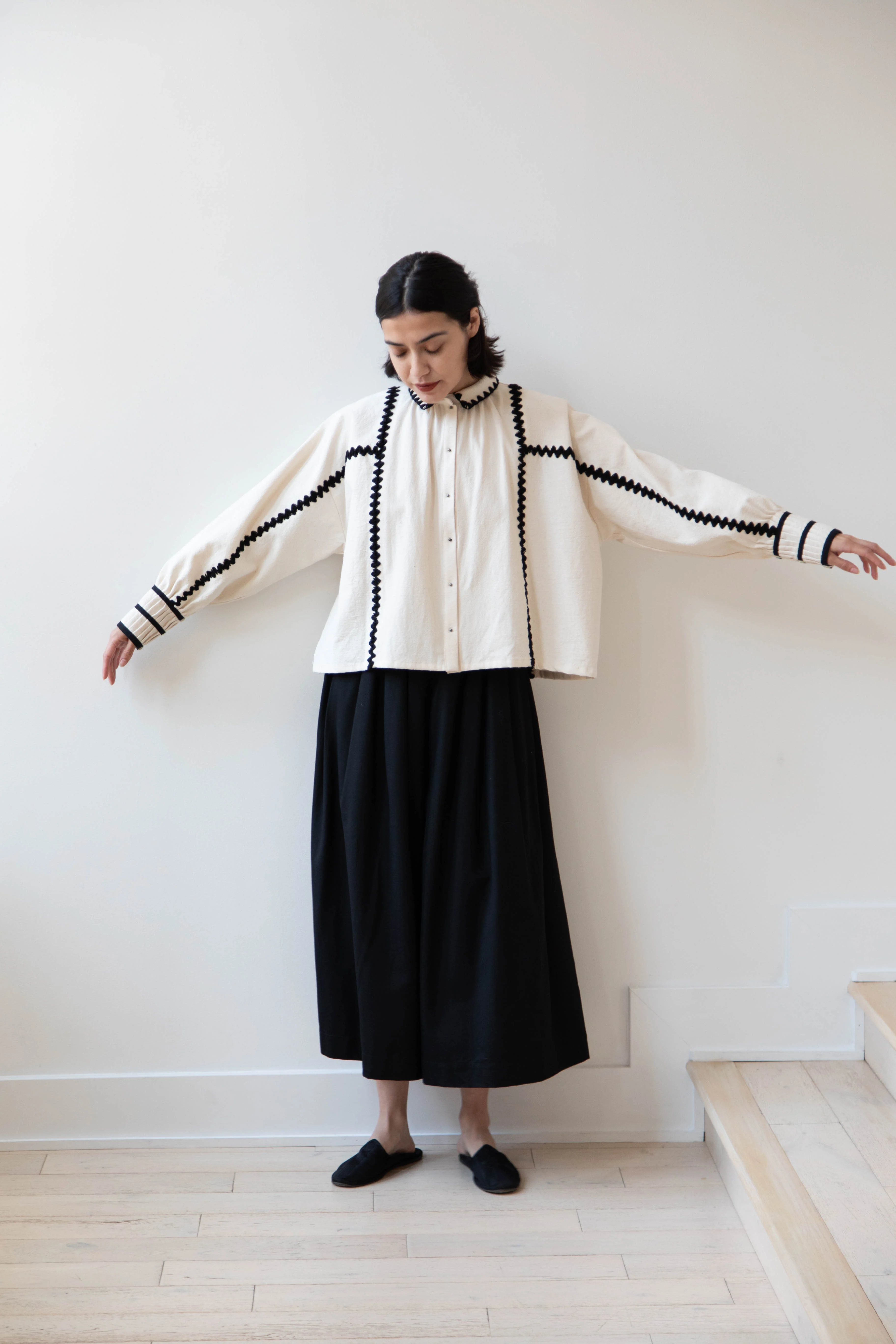 Aseedonclöud | Shepherd Blouse in Off White - Image 43