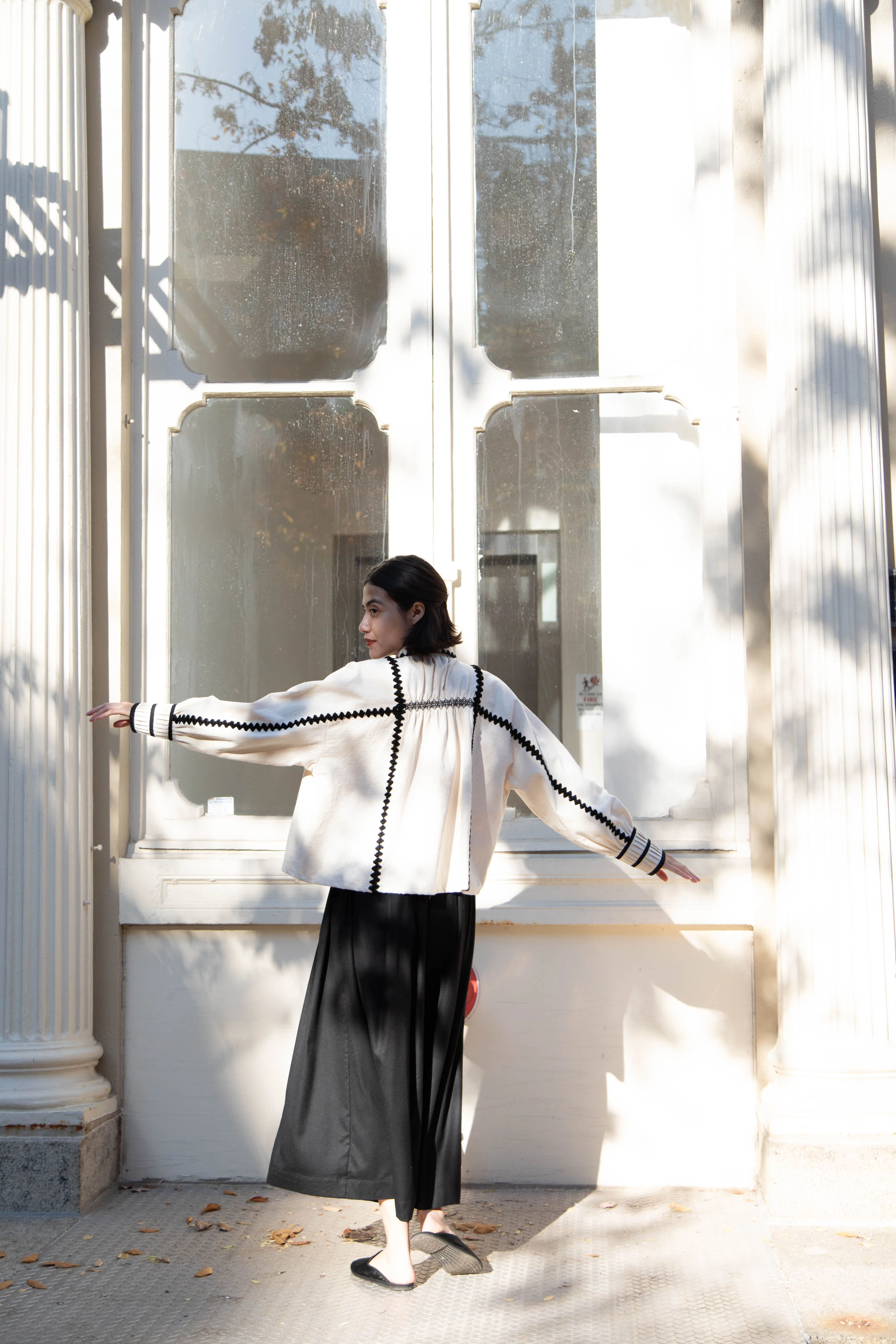 Aseedonclöud | Shepherd Blouse in Off White - Image 64
