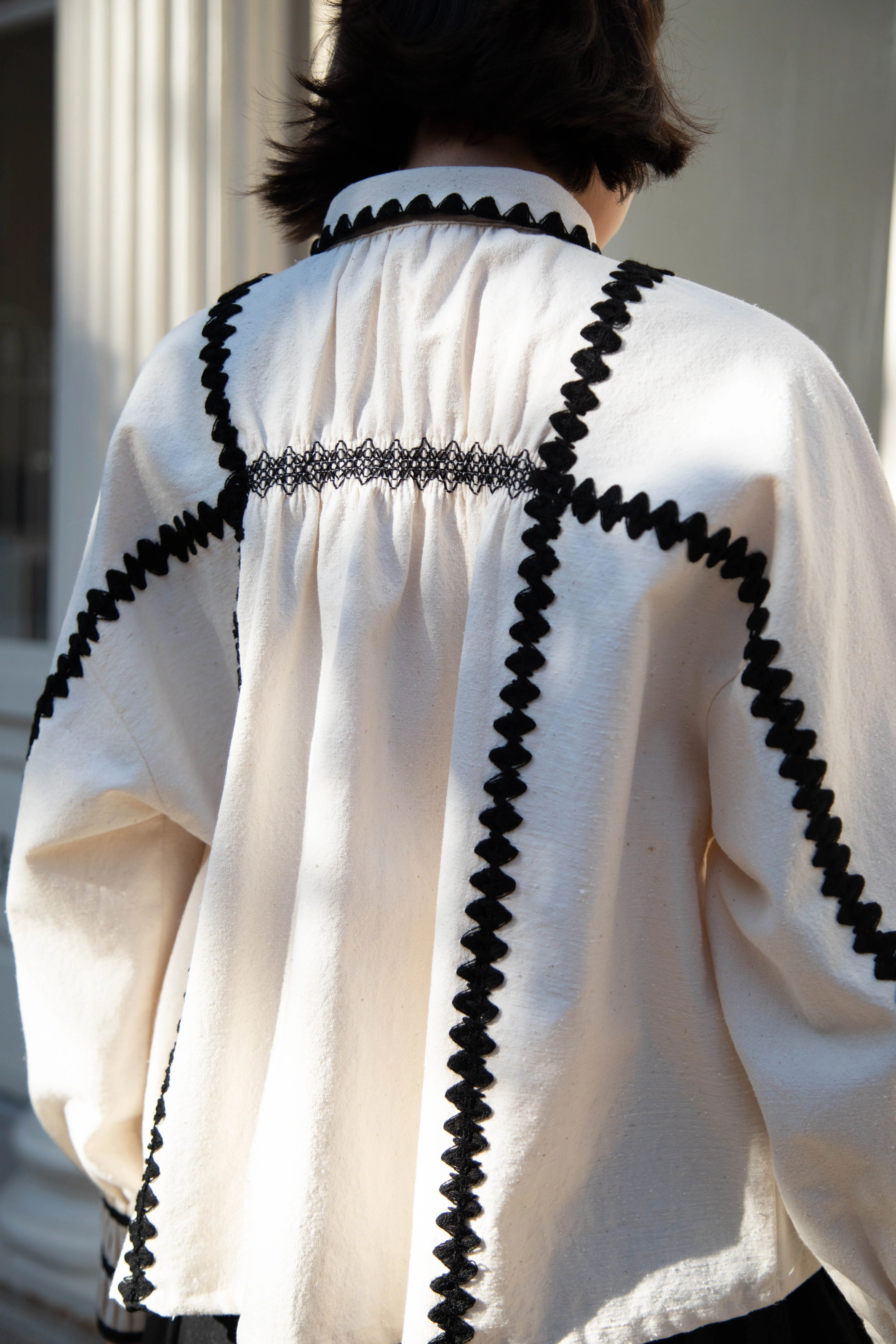 Aseedonclöud | Shepherd Blouse in Off White - Image 66